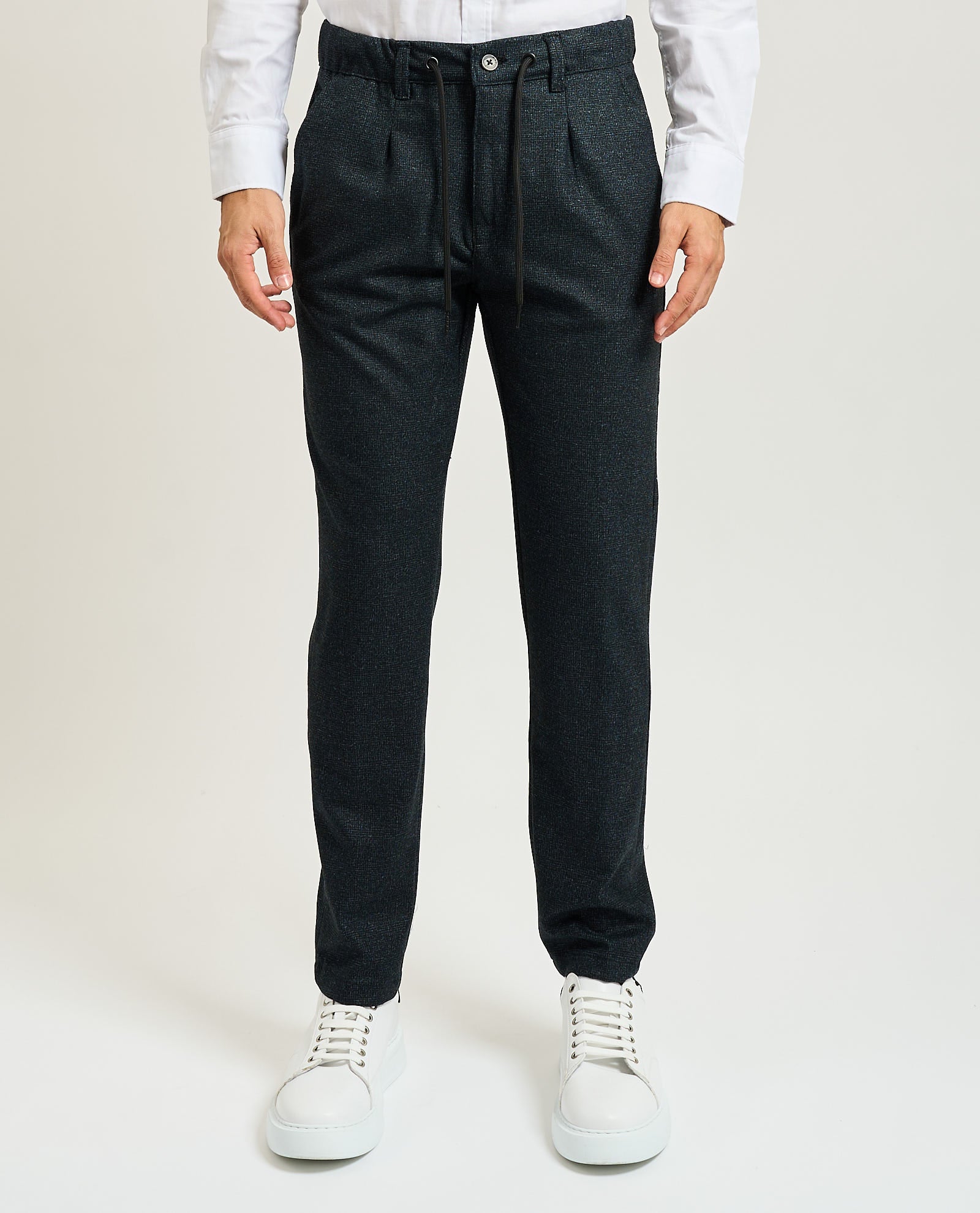 Pantalone Uomo, Coulisse + Elastico, Pinces Uomo - Yes Zee - P680WN00 - World Fashion