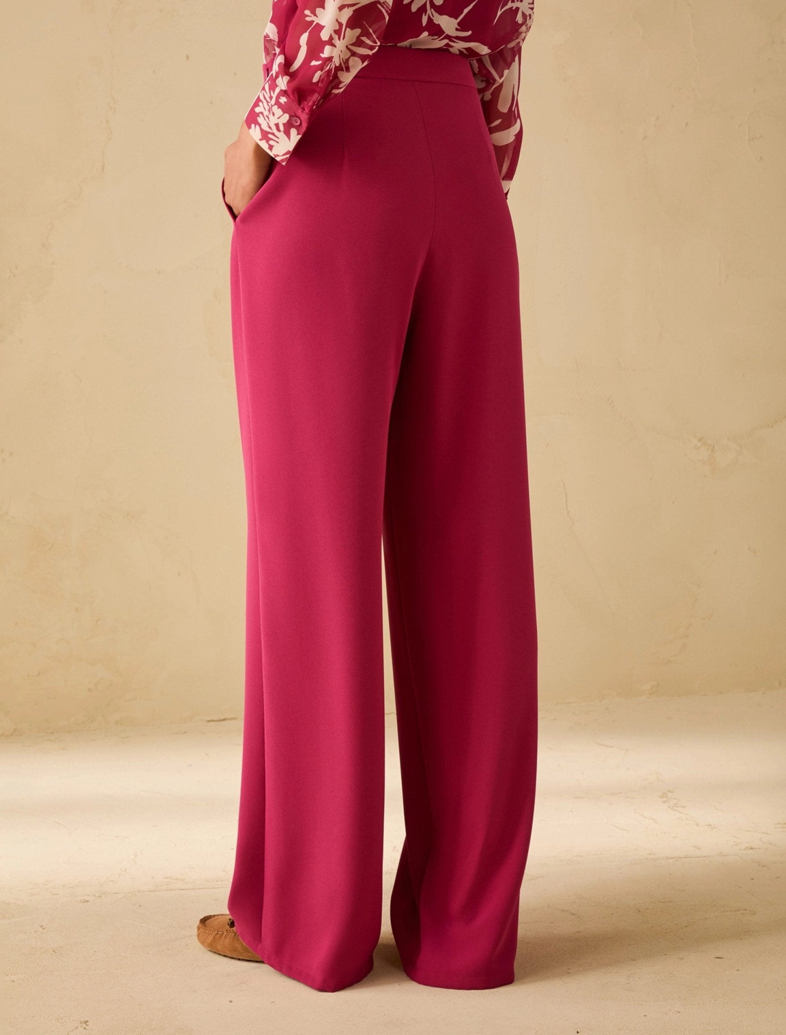 Pantaloni Ampi In Tessuto Sablé Donna - PennyBlack - World Fashion