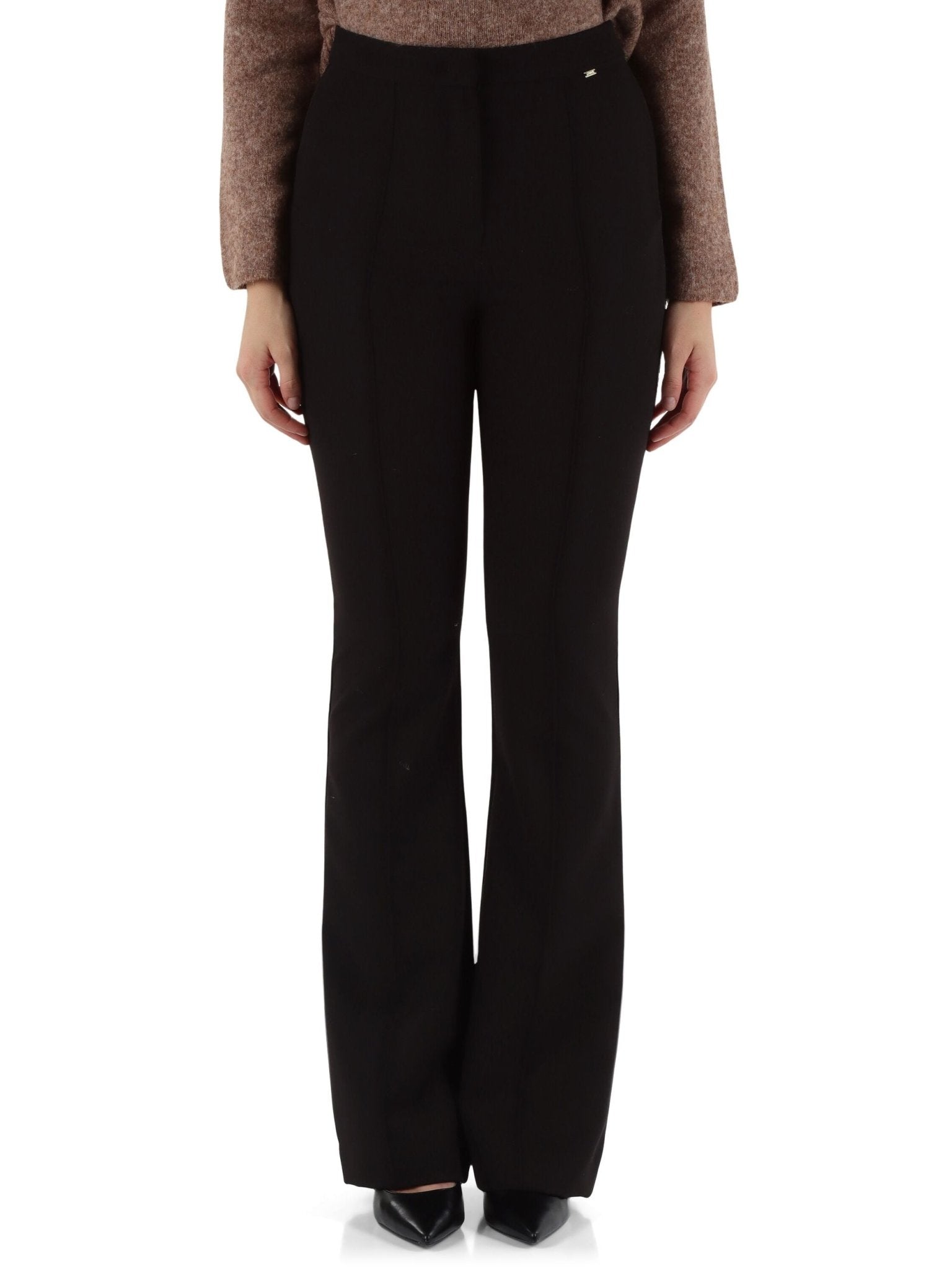 Pantaloni flare a vita alta Donna - GAUDI FASHION - 521FD25014 - World Fashion