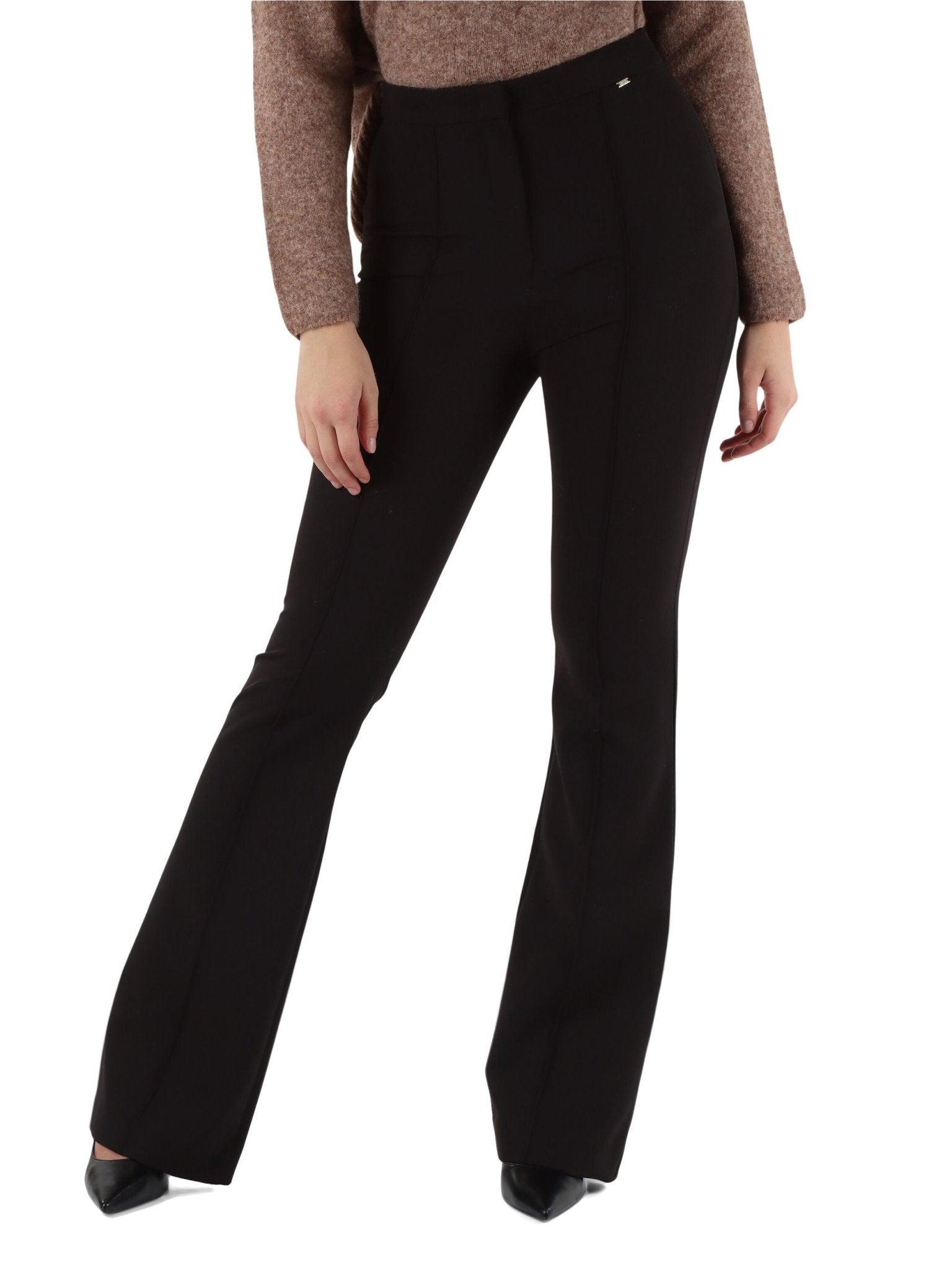 Pantaloni flare a vita alta Donna - GAUDI FASHION - 521FD25014 - World Fashion