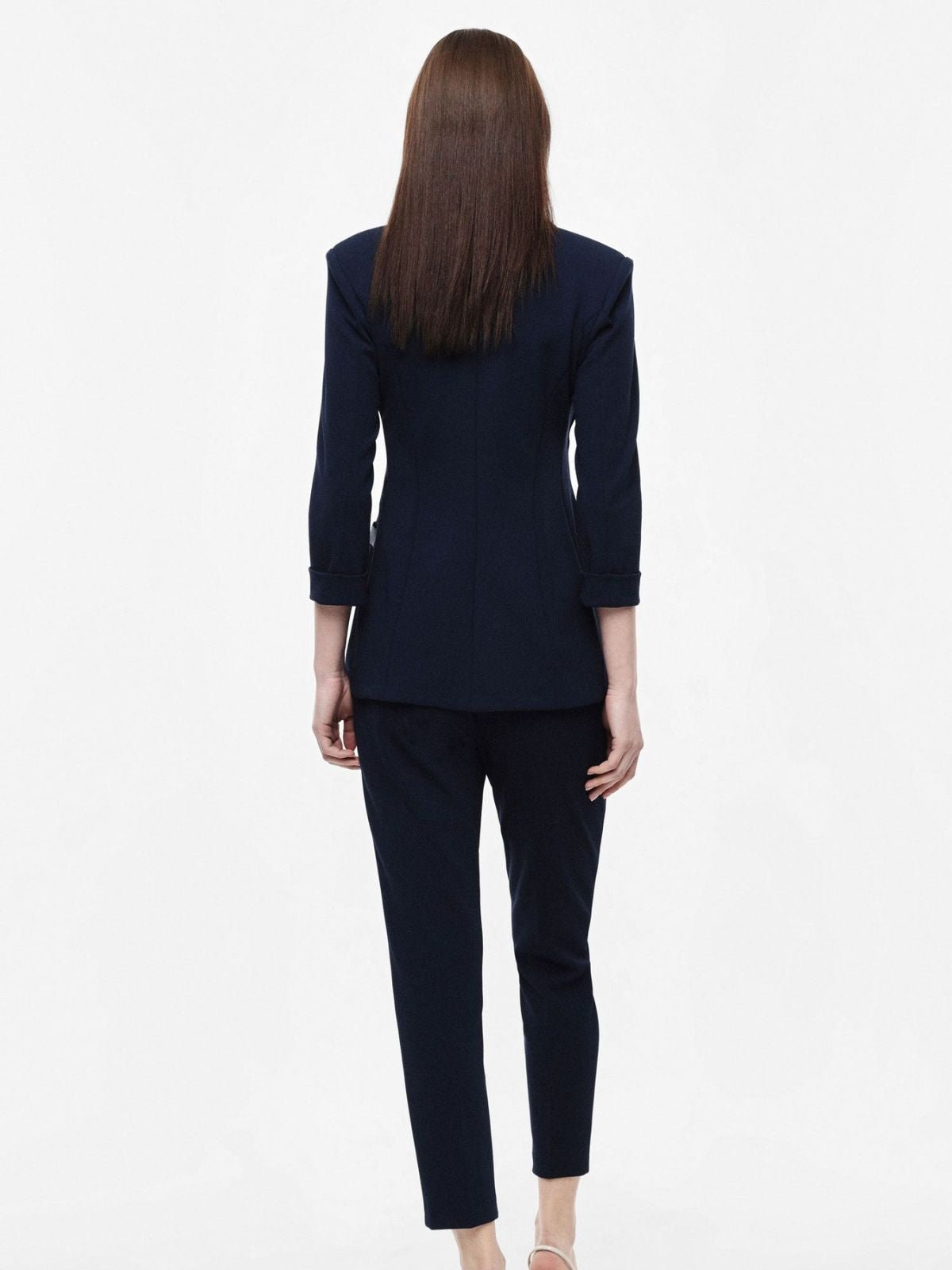 Pantaloni sartoriali vita alta chiusura con bottone Donna - Imperial - World Fashion
