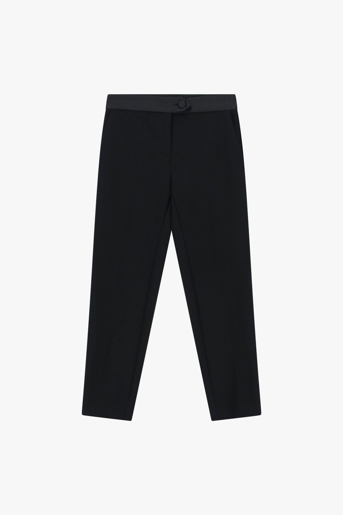 Pantaloni sartoriali vita alta chiusura con bottone Donna - Imperial - World Fashion
