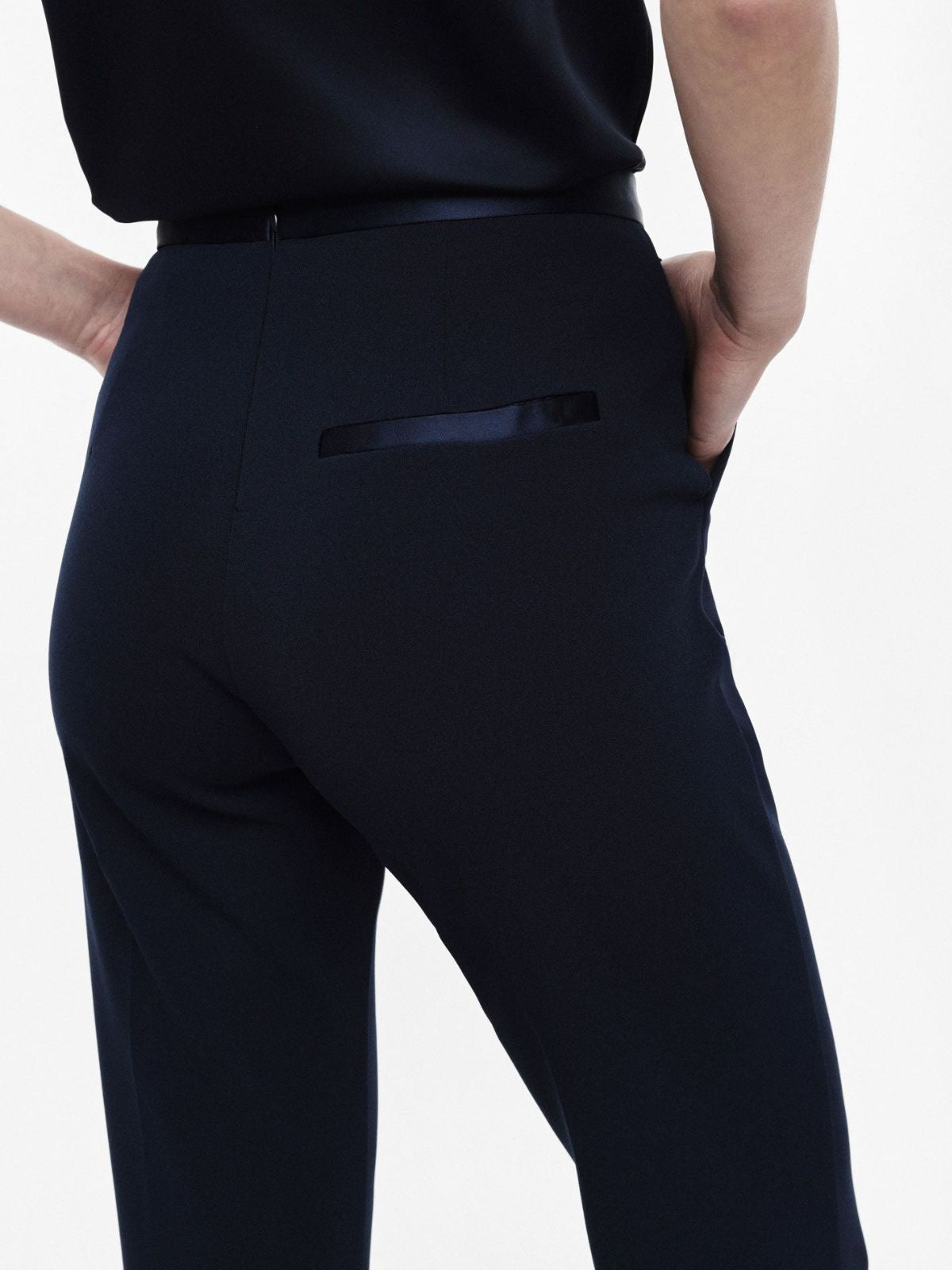 Pantalonie flare sartoriali vita alta pinces Donna - Imperial - World Fashion