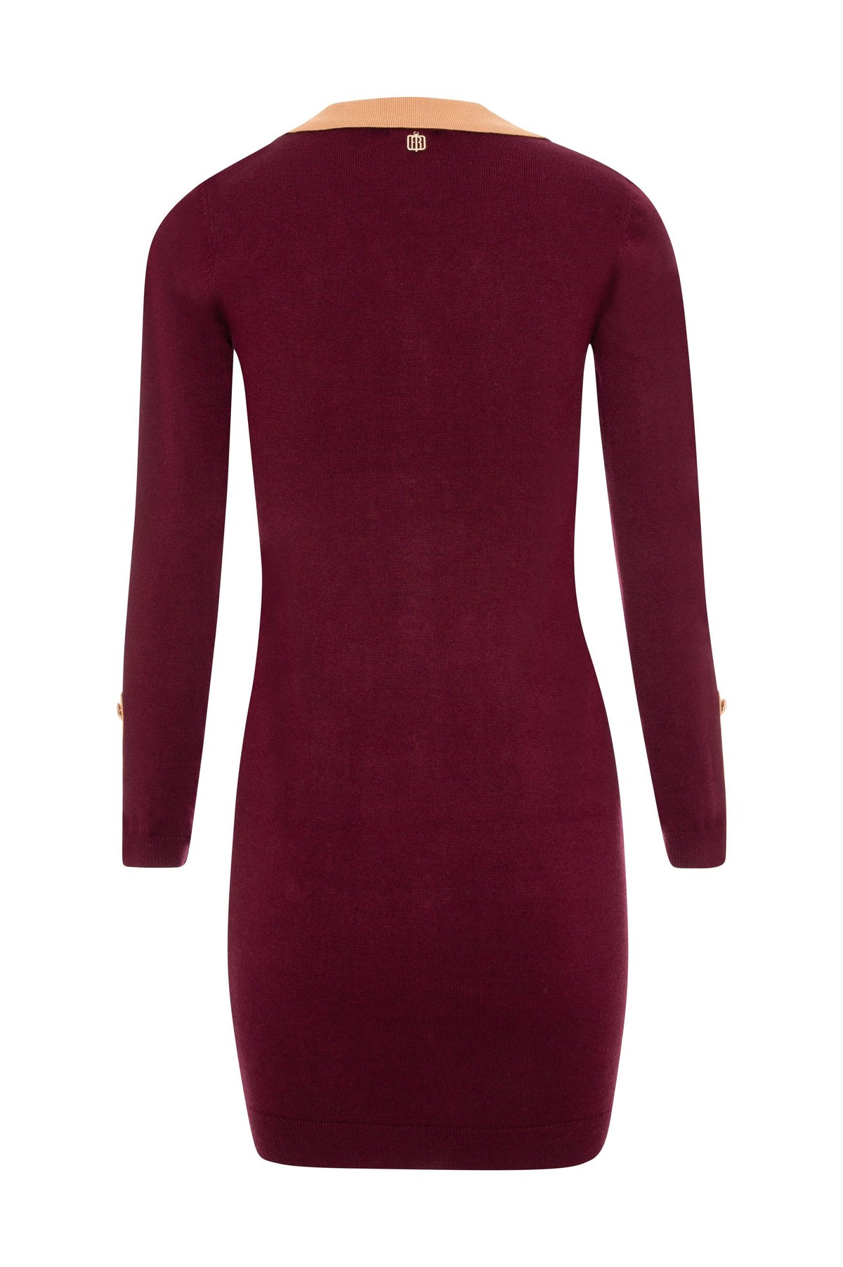 Fracomina - Bicolor Polo Dress Windsorwinecamel - Donna