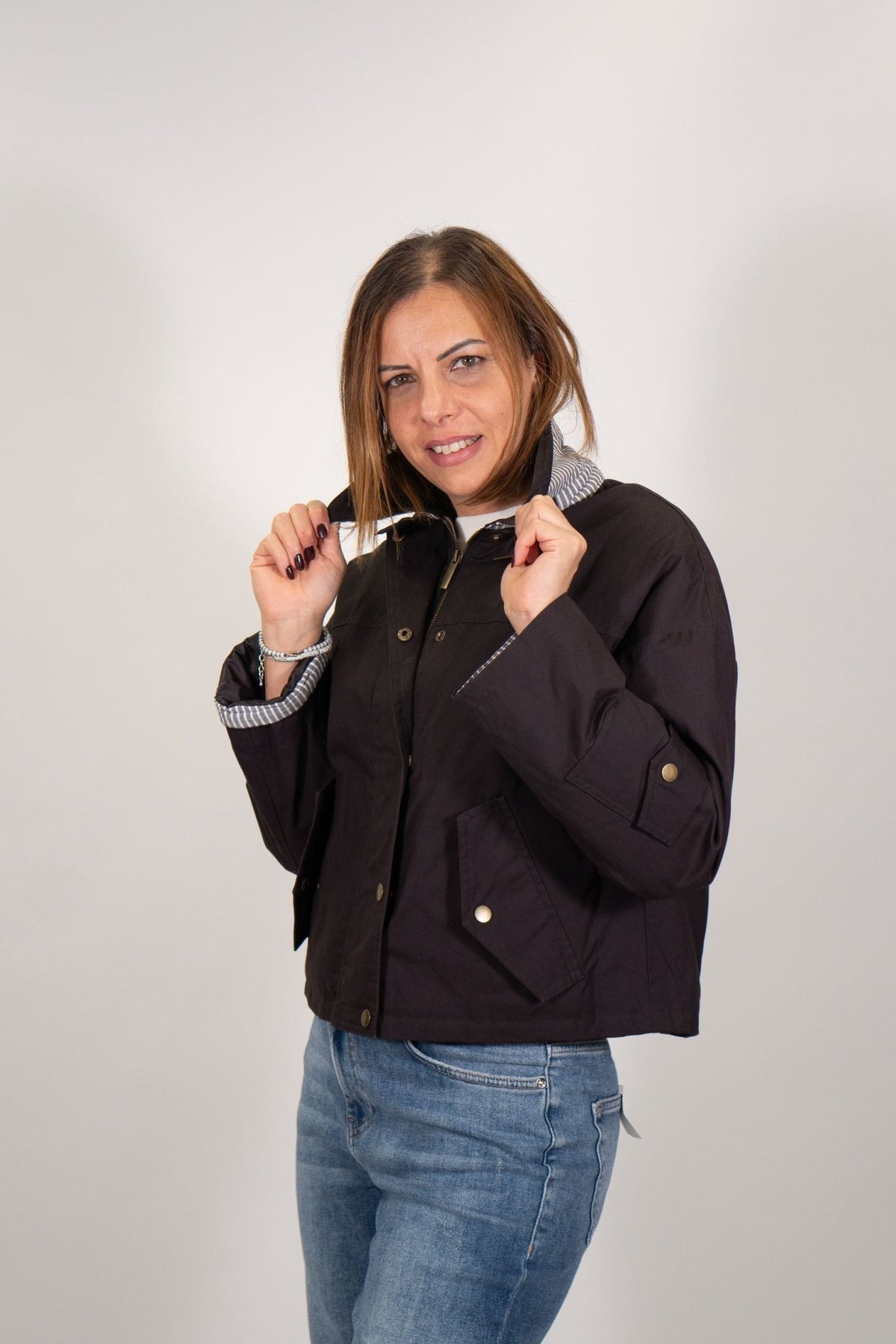 PennyBlack - Giacca Giubbino in cotone cerato - Donna - World Fashion