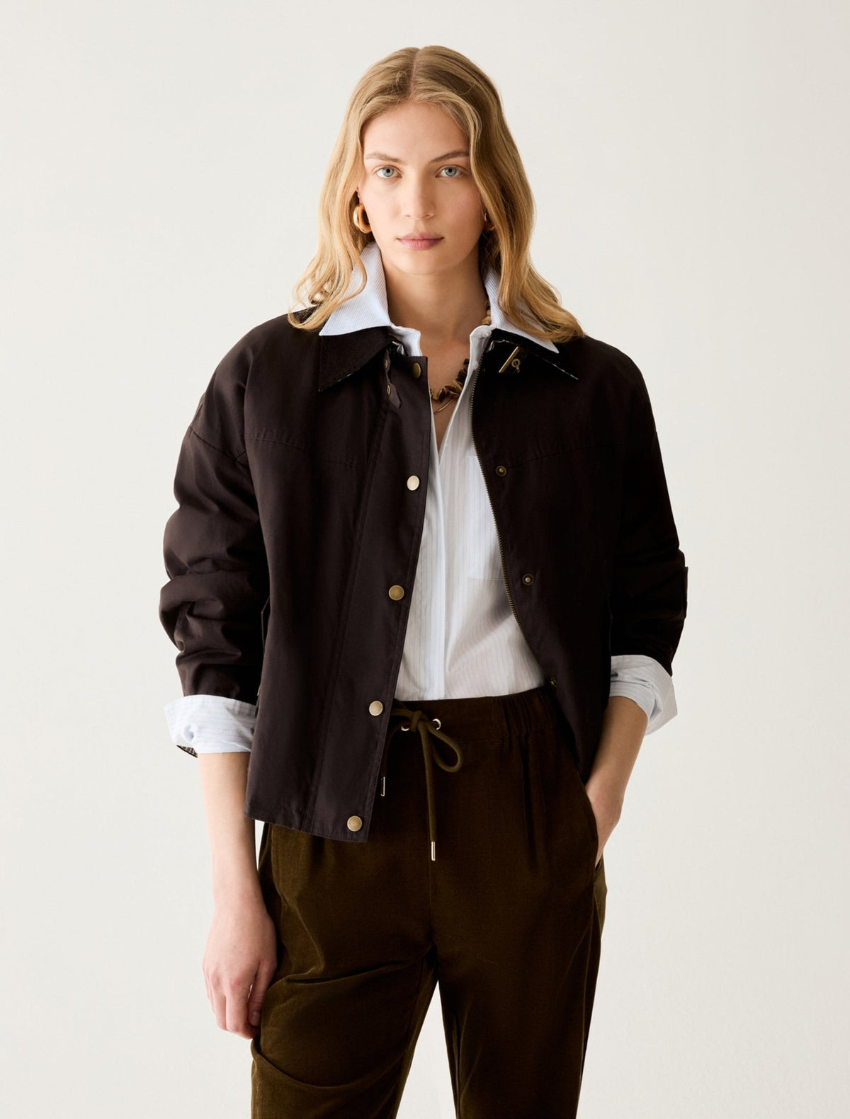 PennyBlack - Giacca Giubbino in cotone cerato - Donna - World Fashion