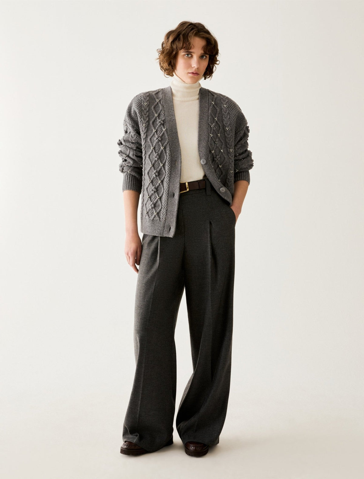 PennyBlack - Pantaloni a microfantasia lamé - Donna - World Fashion