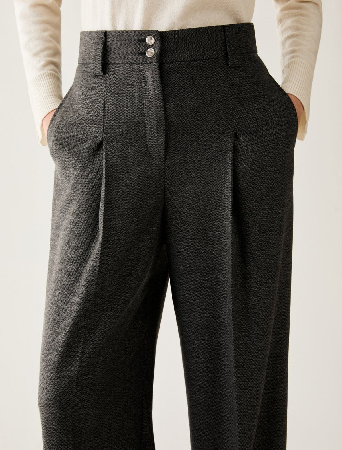 PennyBlack - Pantaloni a microfantasia lamé - Donna - World Fashion