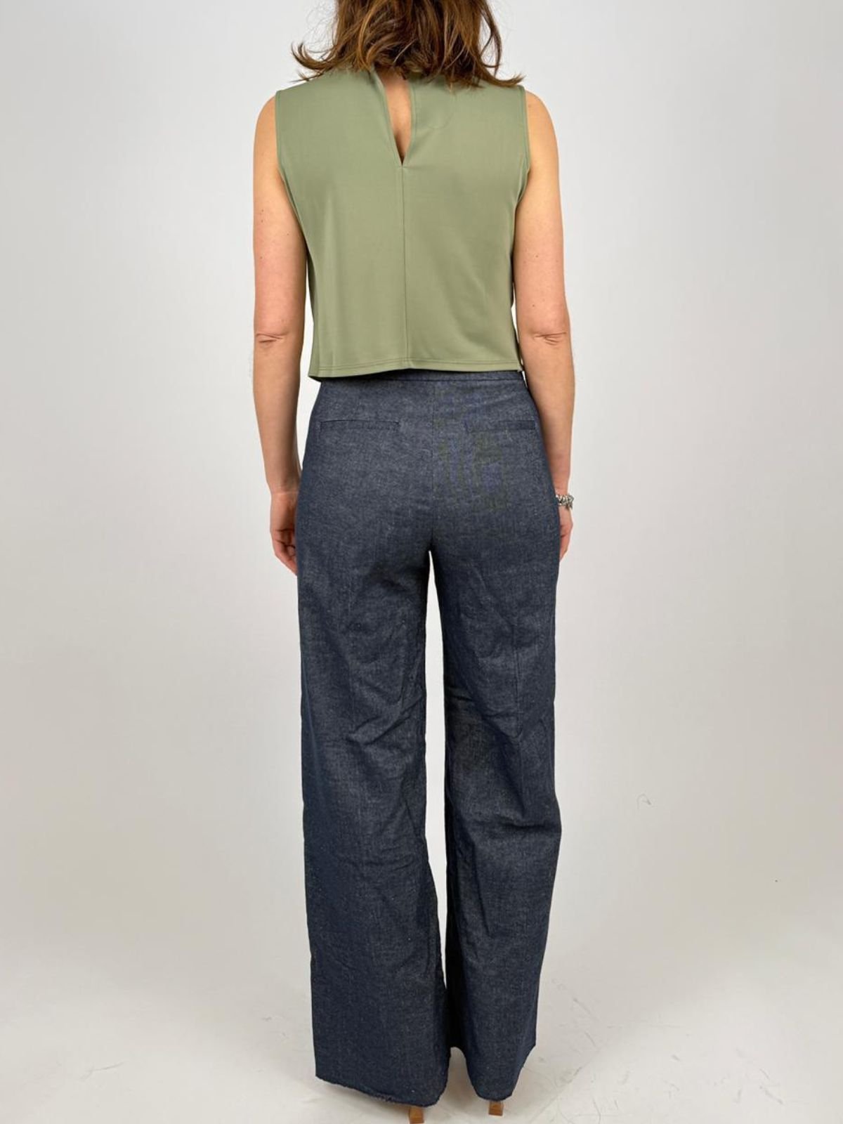 PennyBlack - Pantaloni Ampi In Cotone e Lino - Donna - World Fashion