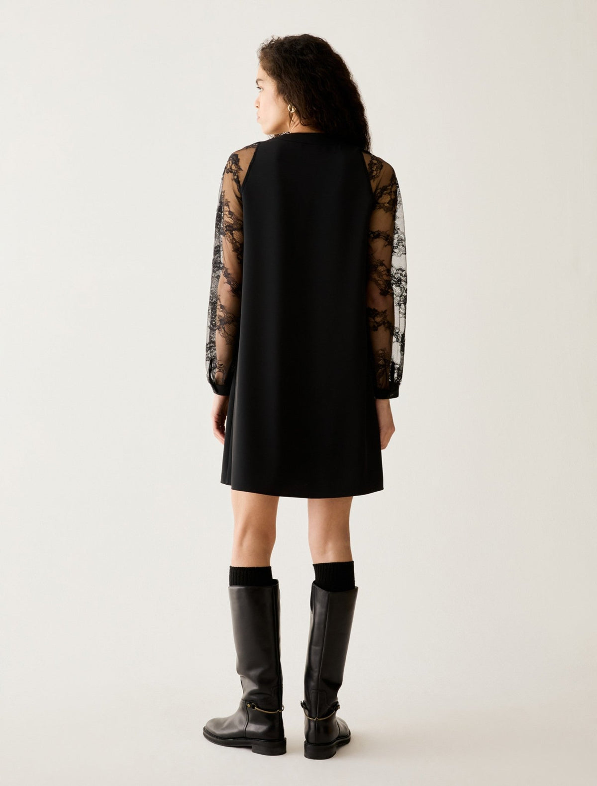 PennyBlack - Tunic dress in twill e pizzo - Donna - World Fashion