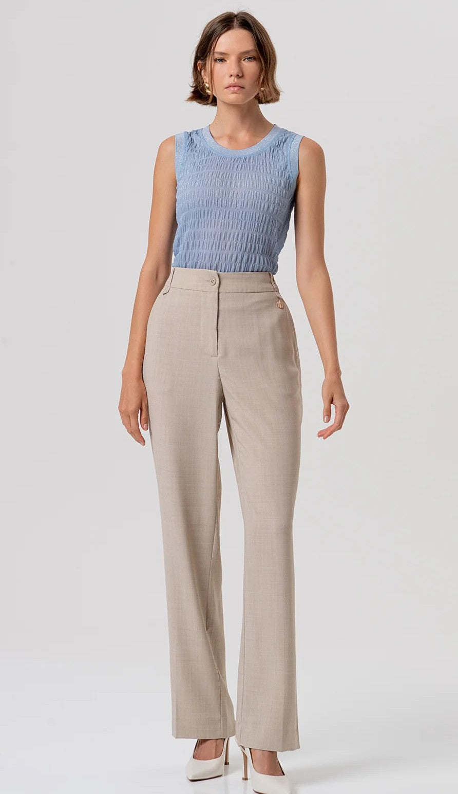 Fracomina - Pantalone regular modello chino - Donna
