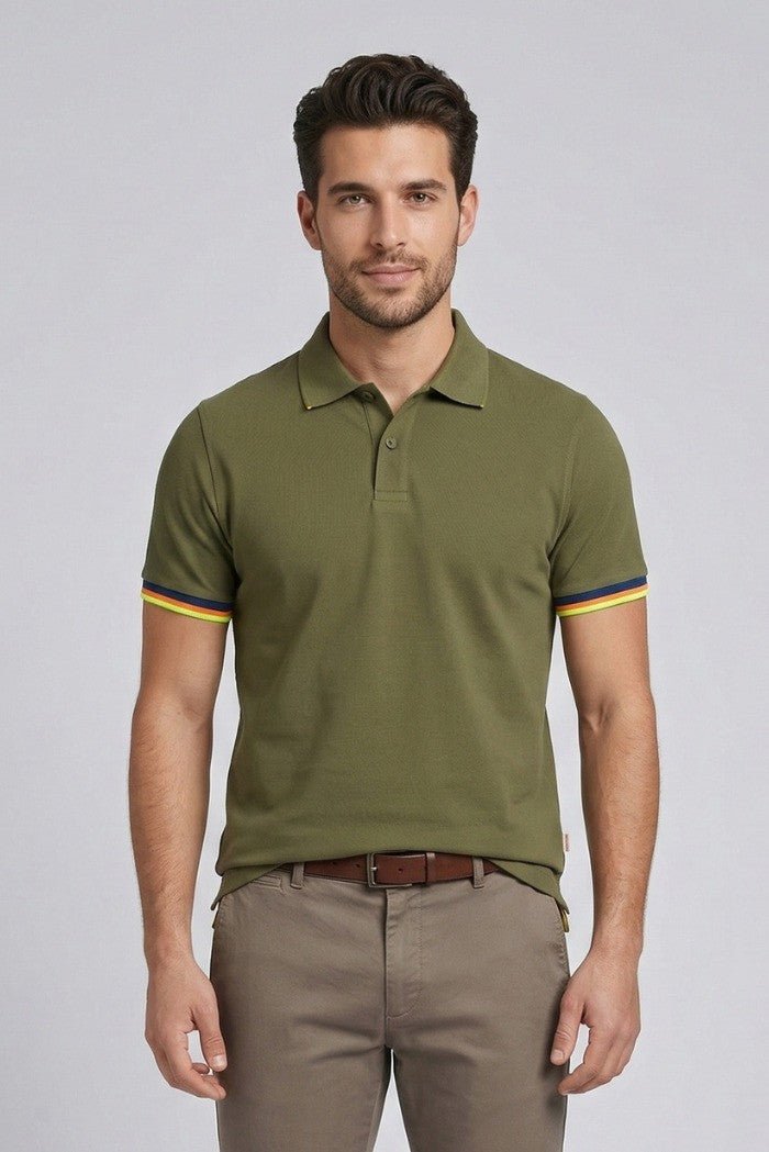 Polo in Piquet di cotone Stretch Uomo - Markup - World Fashion