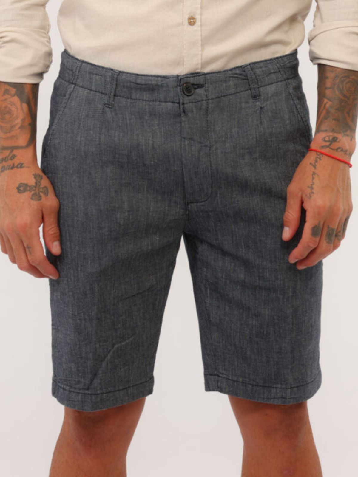 Yes Zee - Bermuda Jeans  Chinos - Uomo