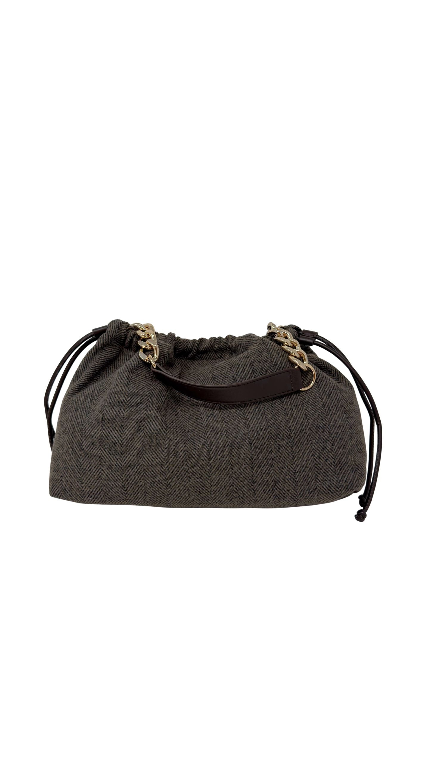 Yes Zee - Borsa A Spalla Con Catena E Arricciatura - Donna