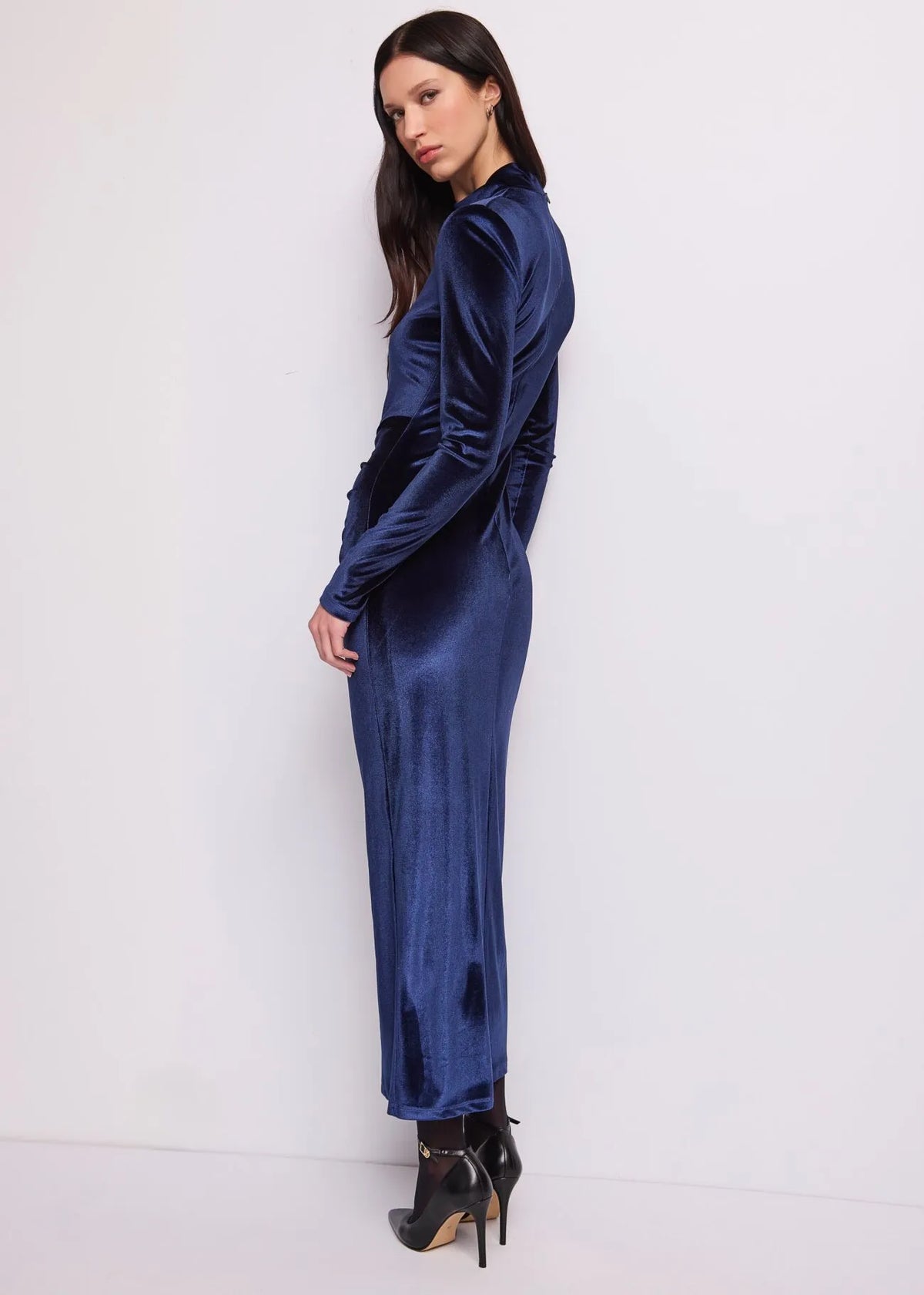 Gaudì - Abito Lungo In Jersey Velluto M-L - Donna
