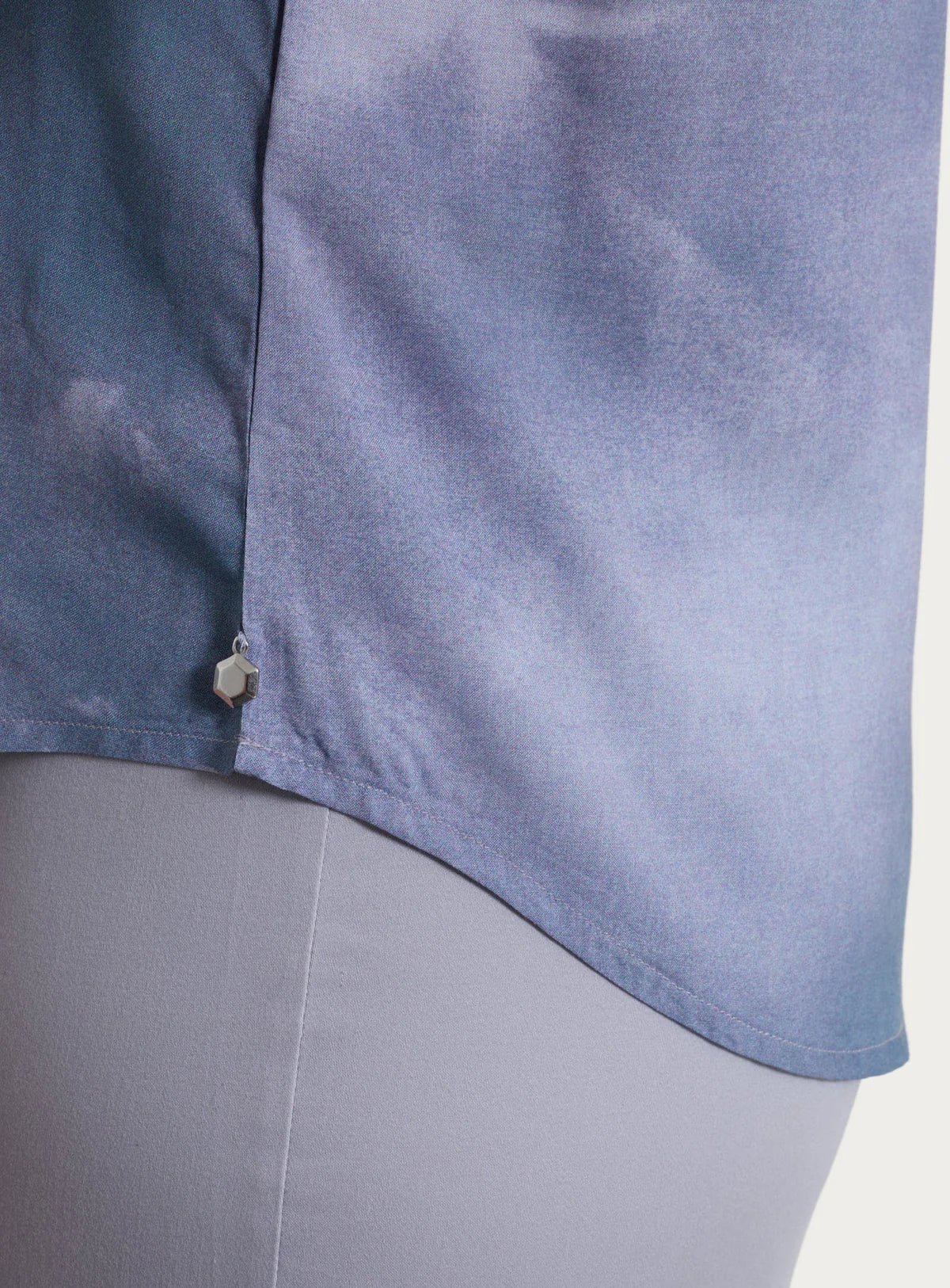 Ragno - Blusa con manica corta e fantasia in EcoSeta - Donna - World Fashion