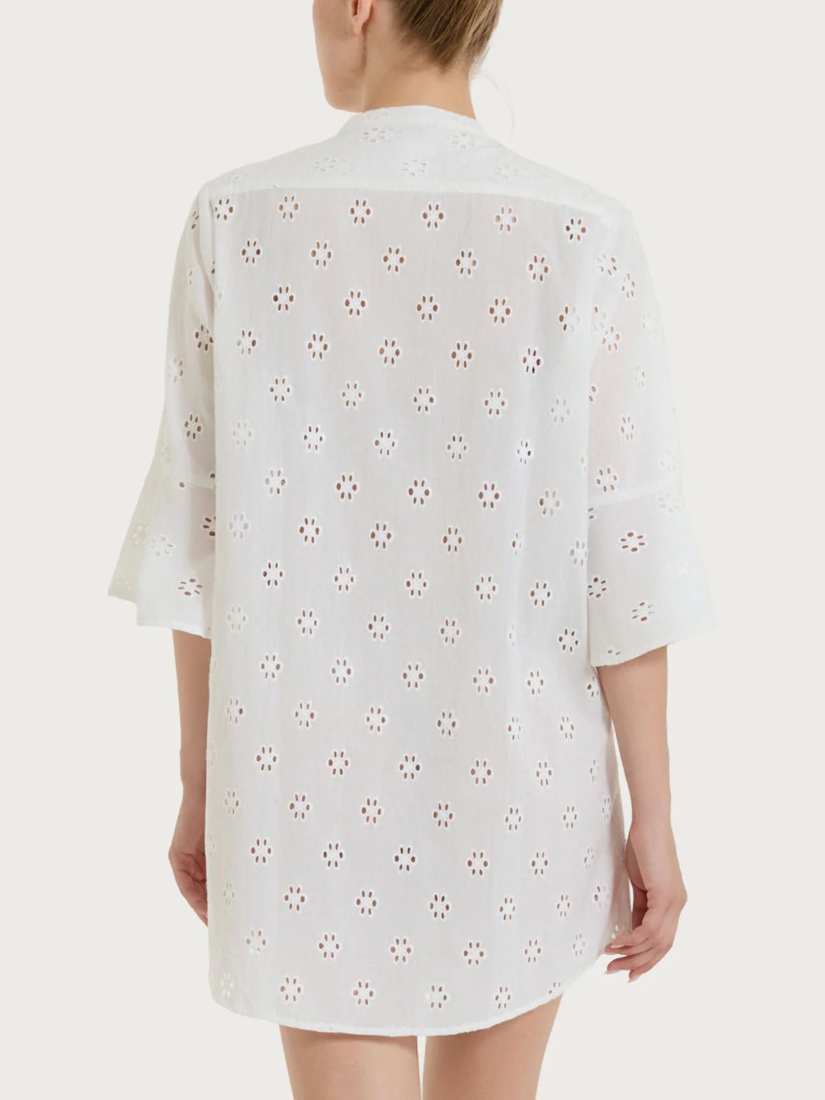 Ragno - Chemisier con manica ampia in Sangallo - Donna - World Fashion