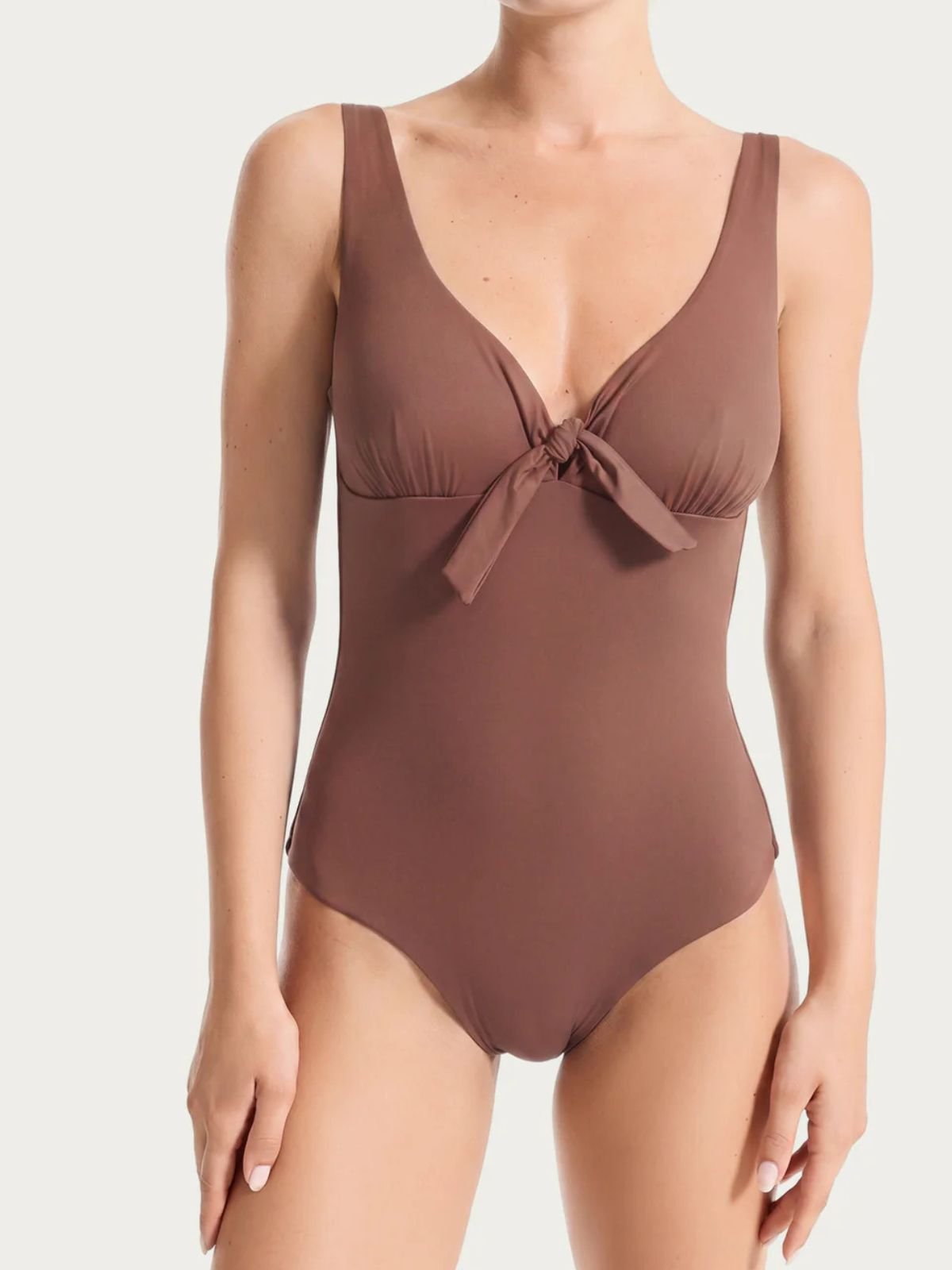Ragno - Costume Intero Con Fiocco Microfibra Stretch - Donna - World Fashion