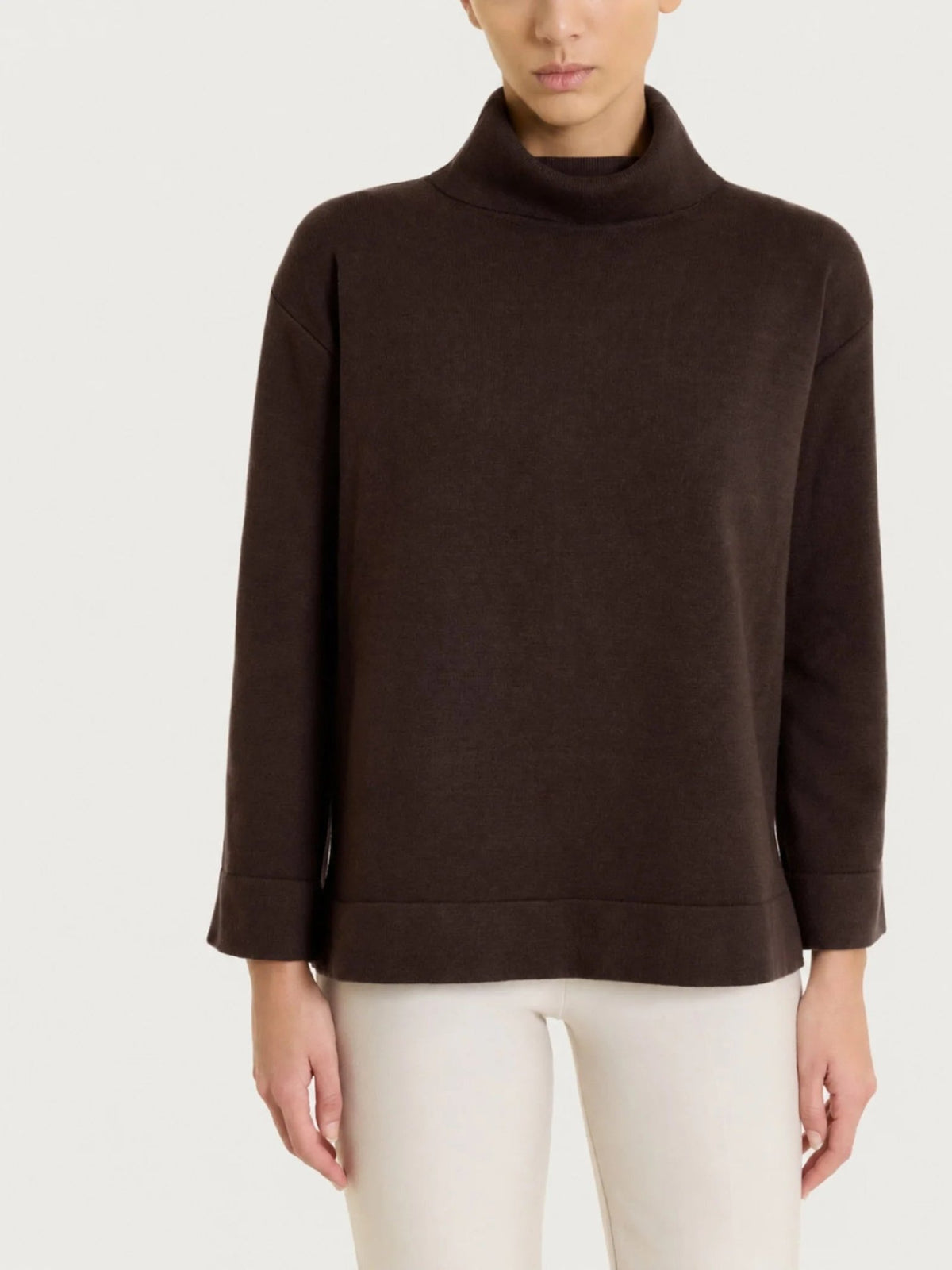 Ragno - Maglia con collo a ciambella in NaturalSoft - Donna - World Fashion