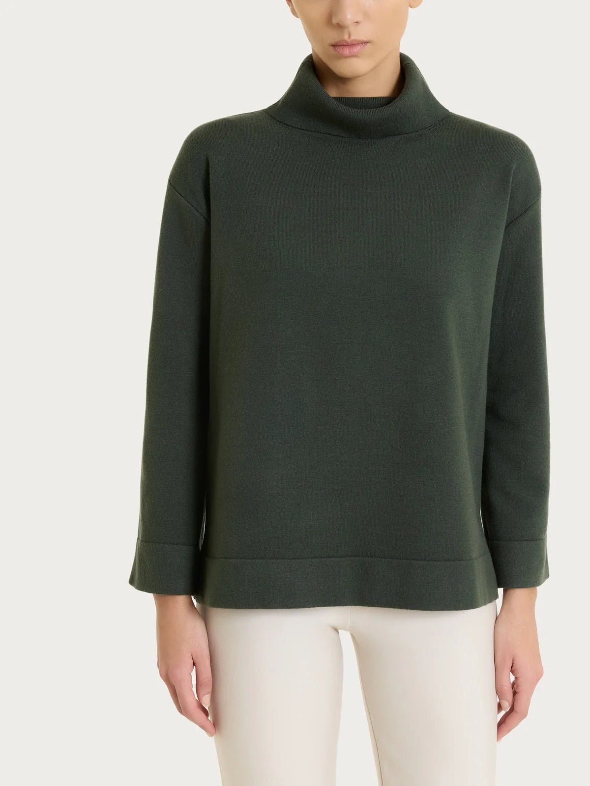 Ragno - Maglia con collo a ciambella in NaturalSoft - Donna - World Fashion