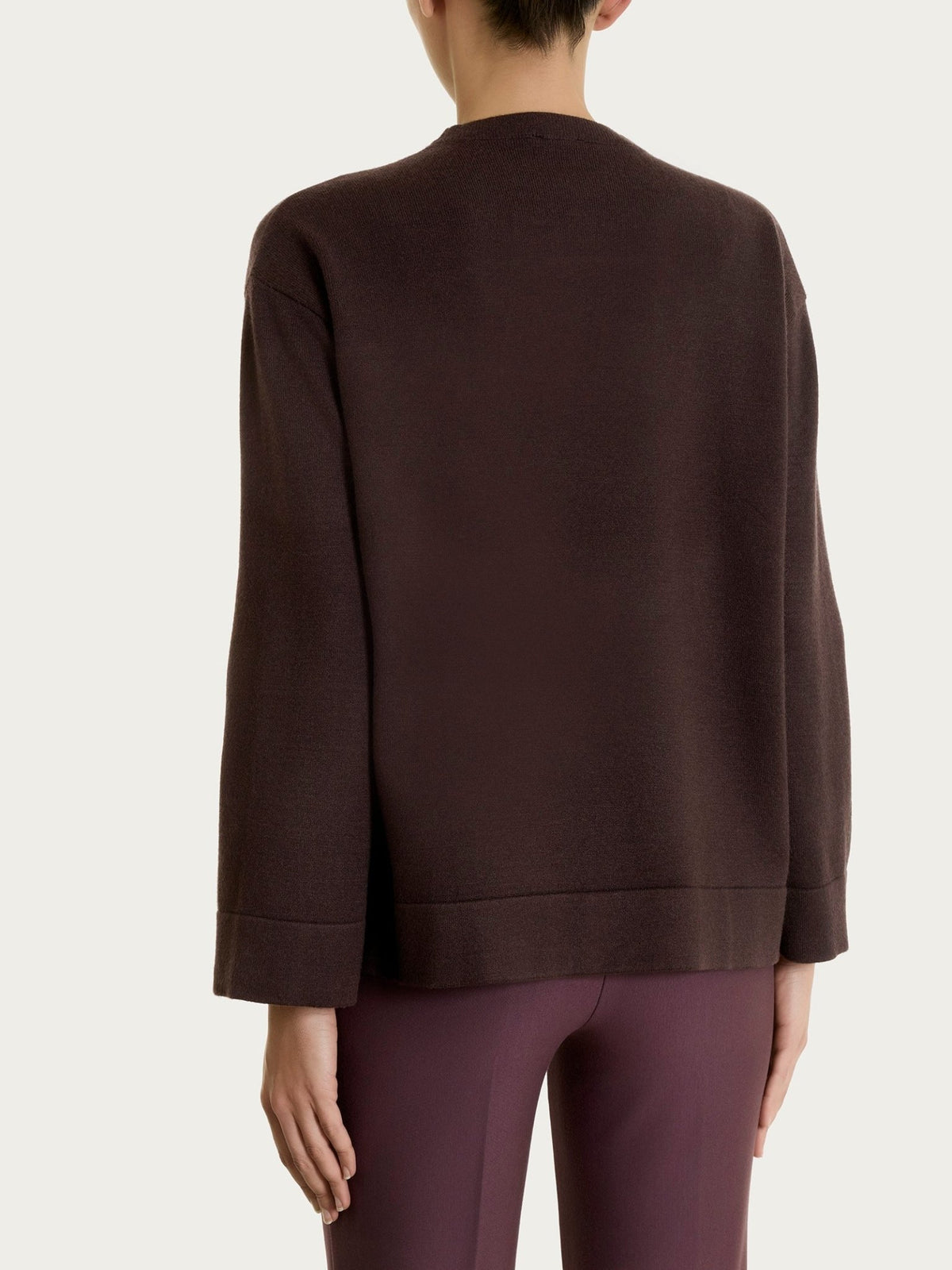 Ragno - Maglia girocollo a manica lunga in Soft Wool - Donna - World Fashion