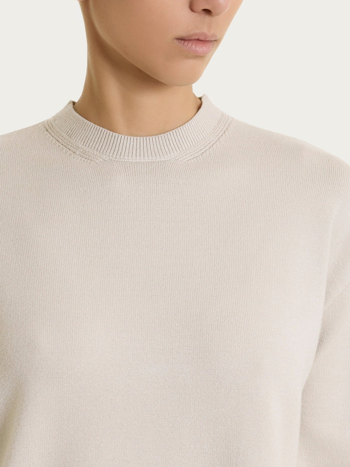 Ragno - Maglia girocollo a manica lunga in Soft Wool - Donna - World Fashion