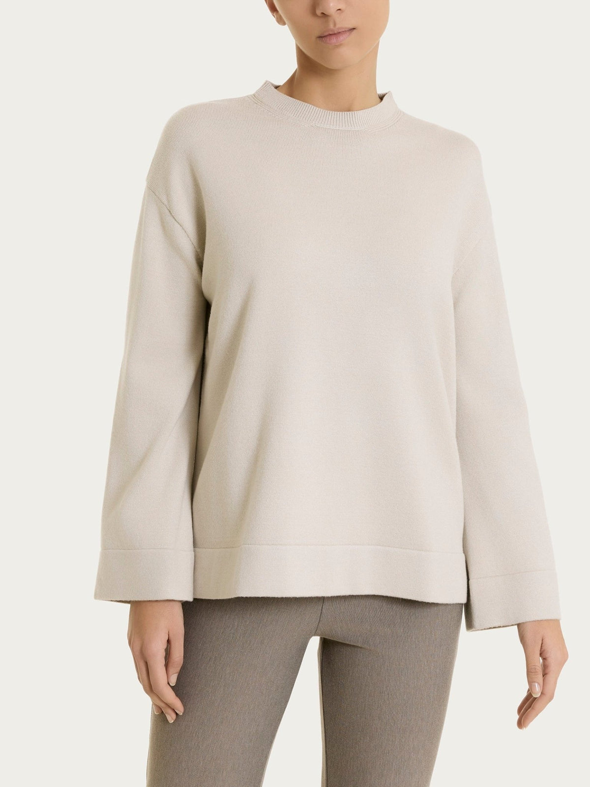Ragno - Maglia girocollo a manica lunga in Soft Wool - Donna - World Fashion