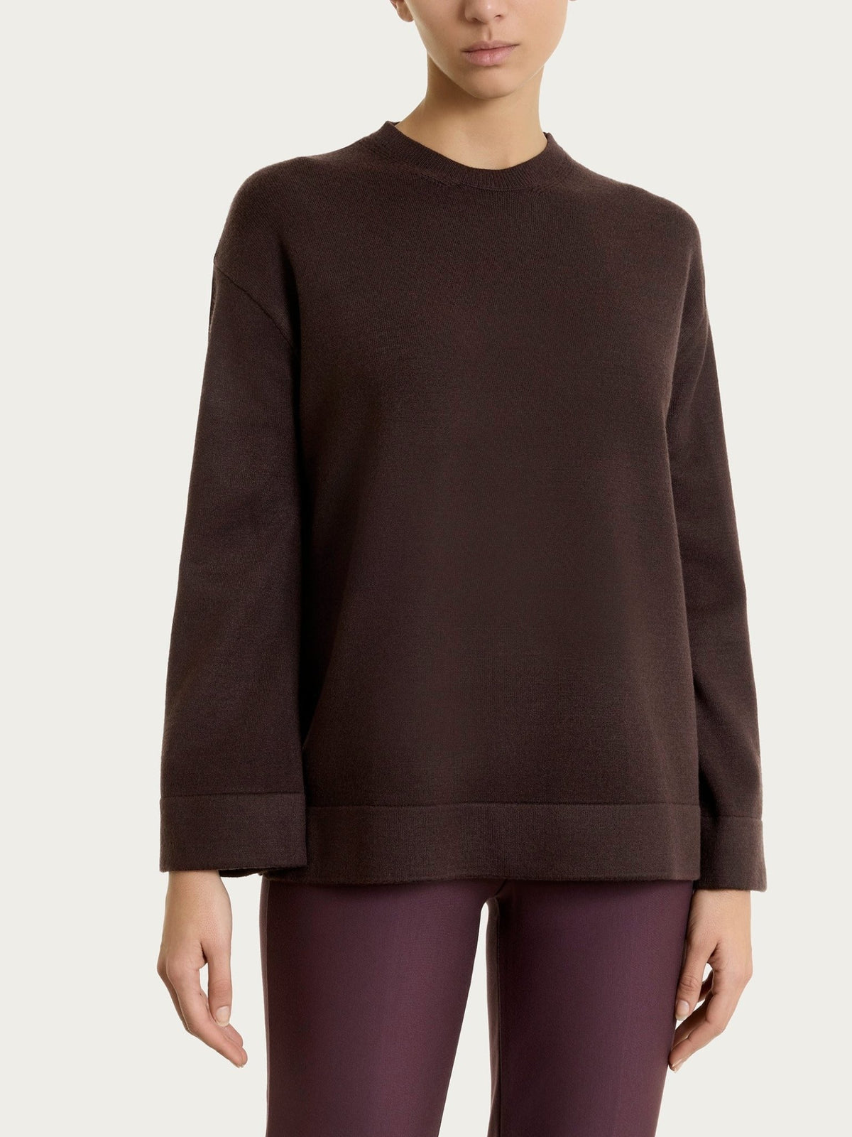 Ragno - Maglia girocollo a manica lunga in Soft Wool - Donna - World Fashion