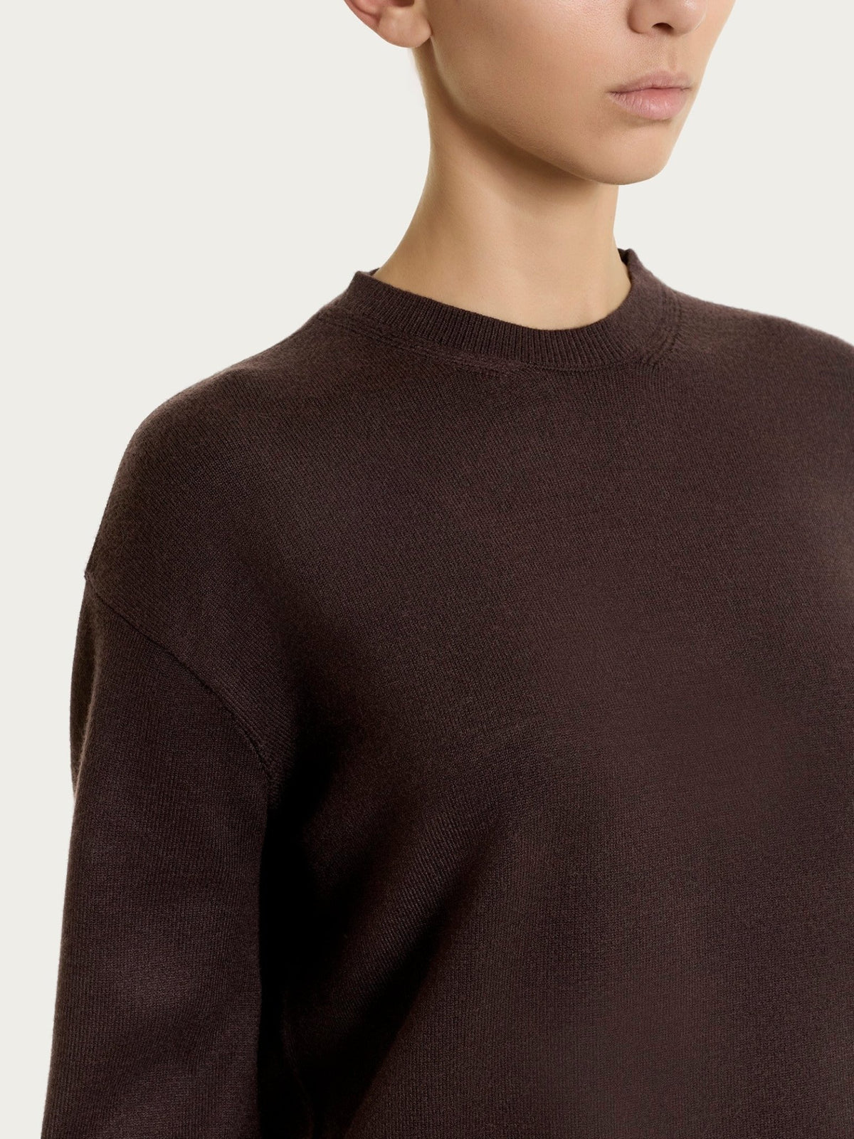 Ragno - Maglia girocollo a manica lunga in Soft Wool - Donna - World Fashion