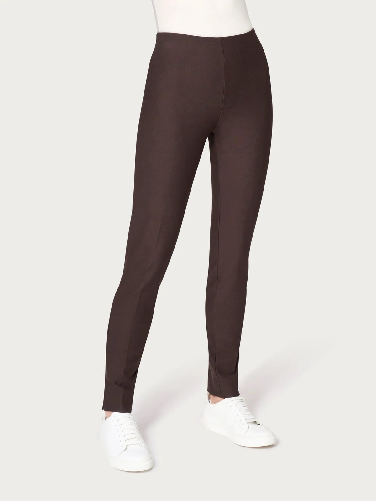Ragno - Pantalone a sigaretta con spacchetti in Compact - Donna - World Fashion