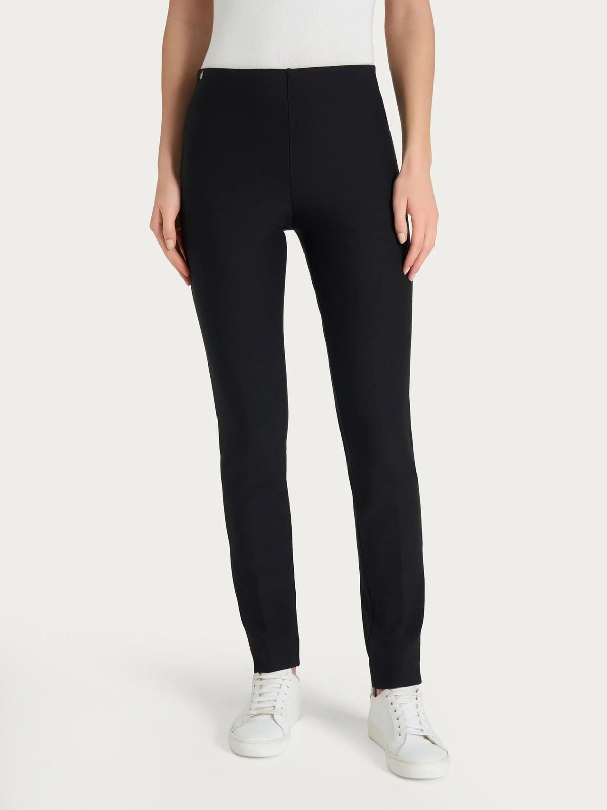 Ragno - Pantalone a sigaretta con spacchetti in Compact - Donna - World Fashion