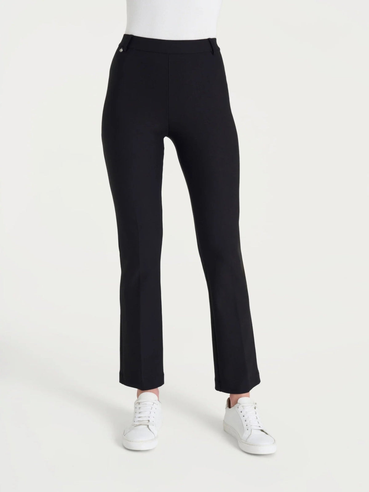 Ragno - Pantalone flare alla caviglia in Compact - Donna - World Fashion