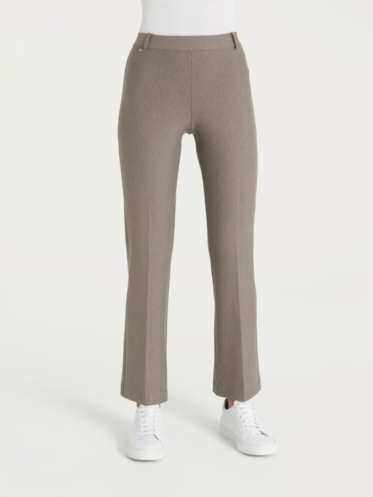 Ragno - Pantalone flare alla caviglia in Compact - Donna - World Fashion