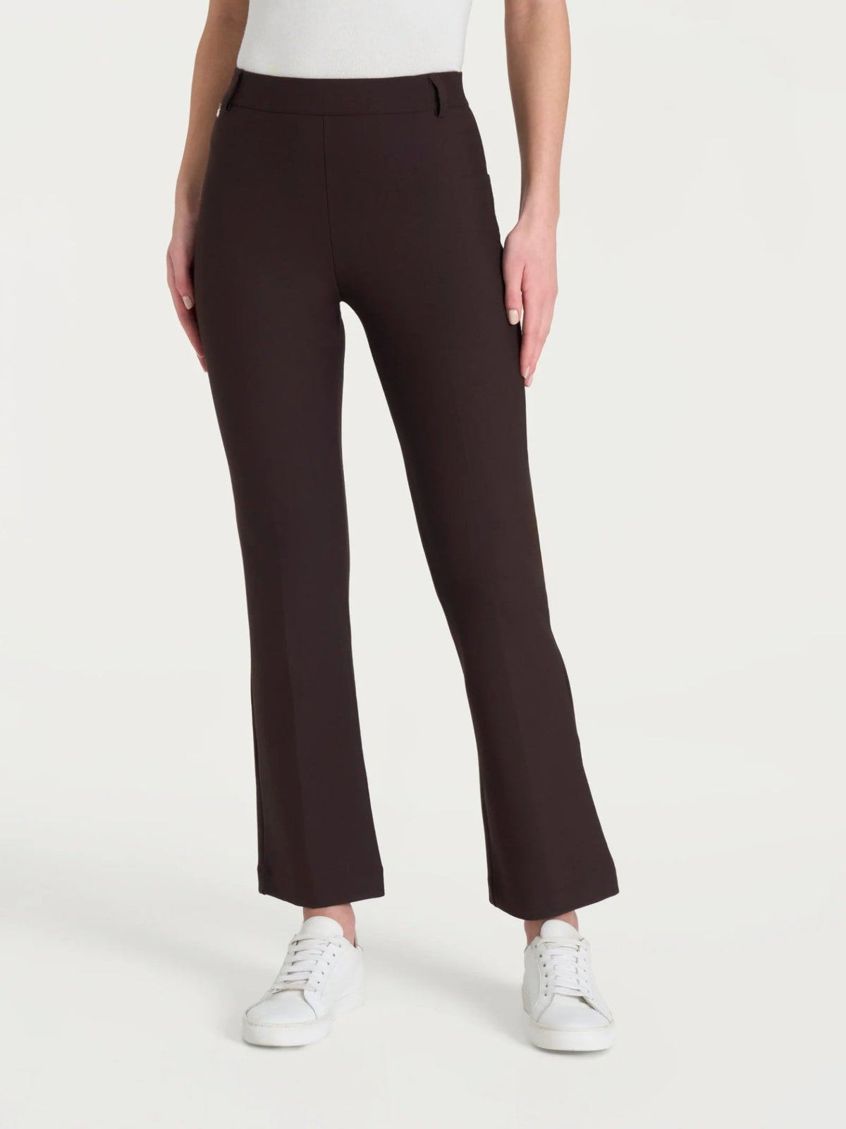 Ragno - Pantalone flare alla caviglia in Compact - Donna - World Fashion