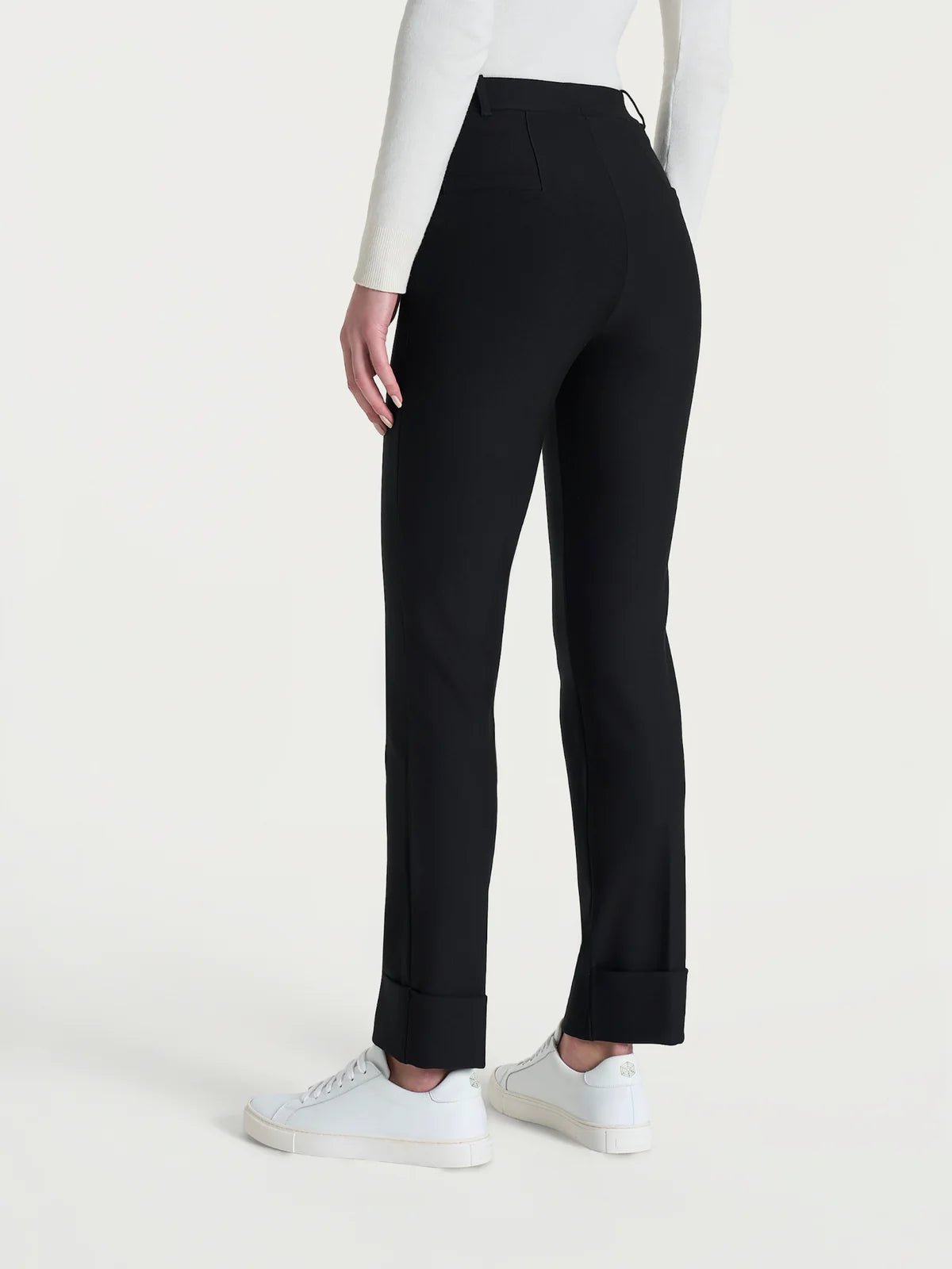 Ragno - Pantalone slim dritto in Compact - Donna - World Fashion