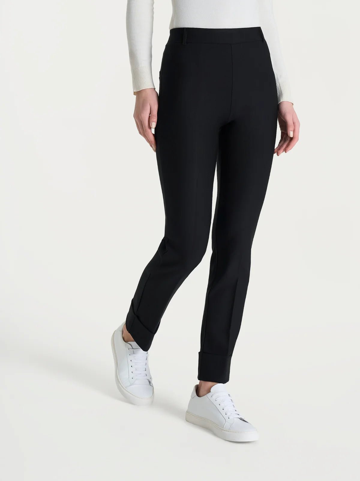 Ragno - Pantalone slim dritto in Compact - Donna - World Fashion
