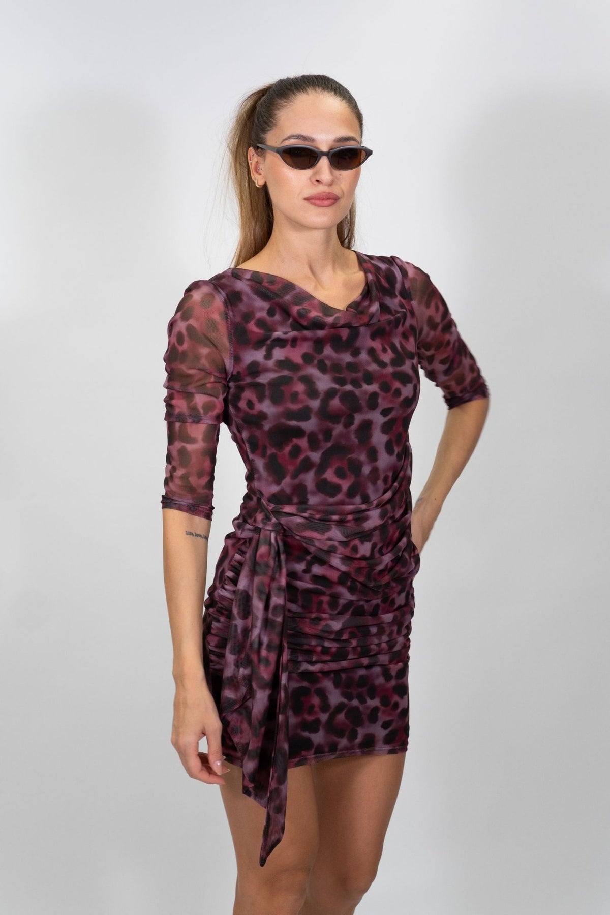 Rinascimento - Abito corto animalier - Donna - World Fashion