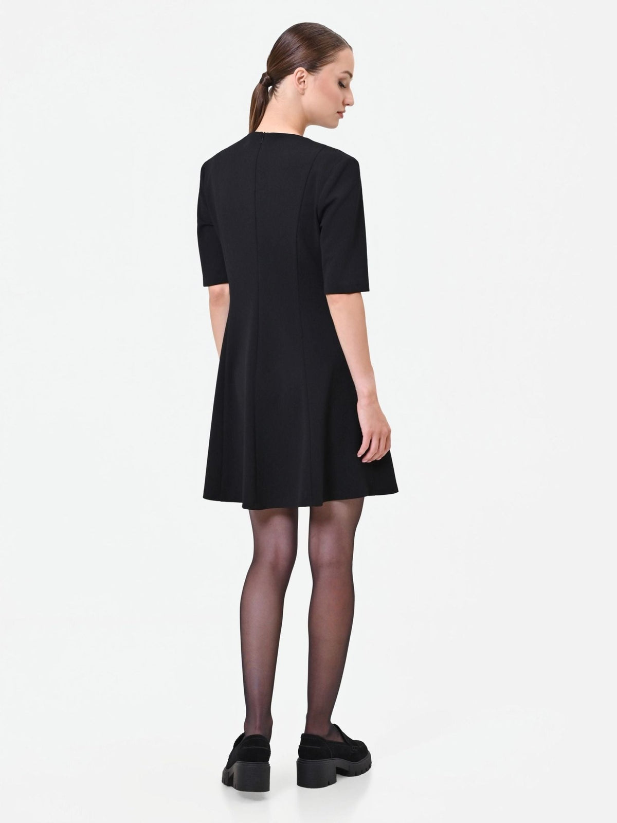 Rinascimento - Abito Corto Con Bottoni Gioiello - Donna - World Fashion