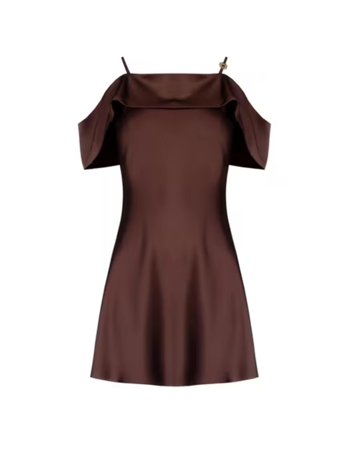 Rinascimento - Abito Corto Svasato In Raso - Donna - World Fashion