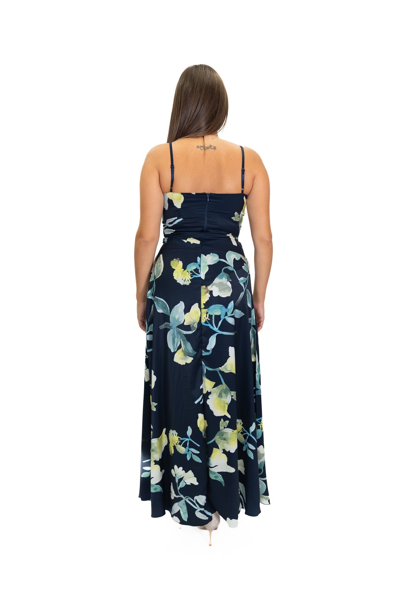 Rinascimento - Abito lungo a fantasia floreale - Donna - World Fashion