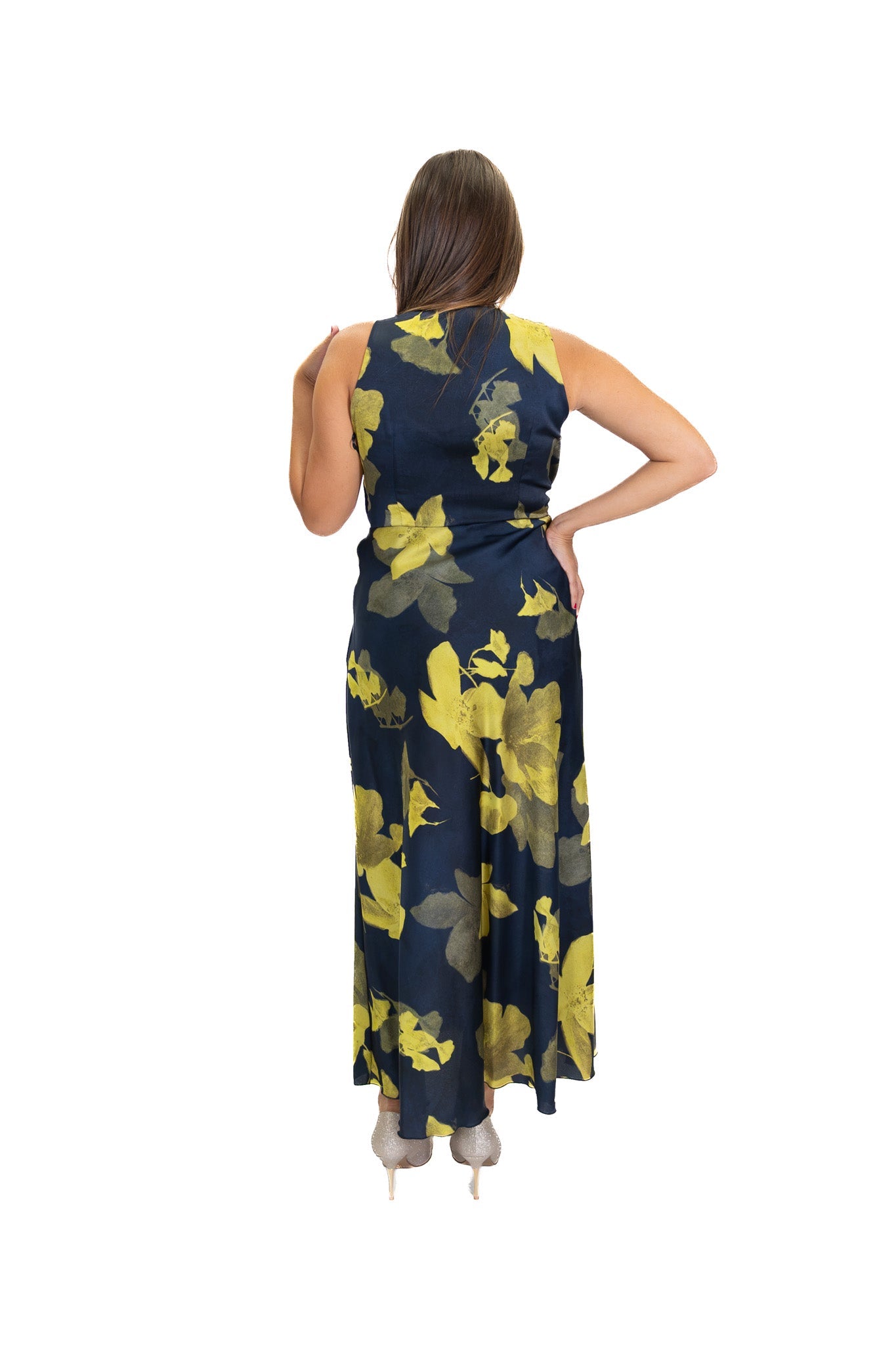 Rinascimento - Abito lungo con stampa floreale - Donna - World Fashion