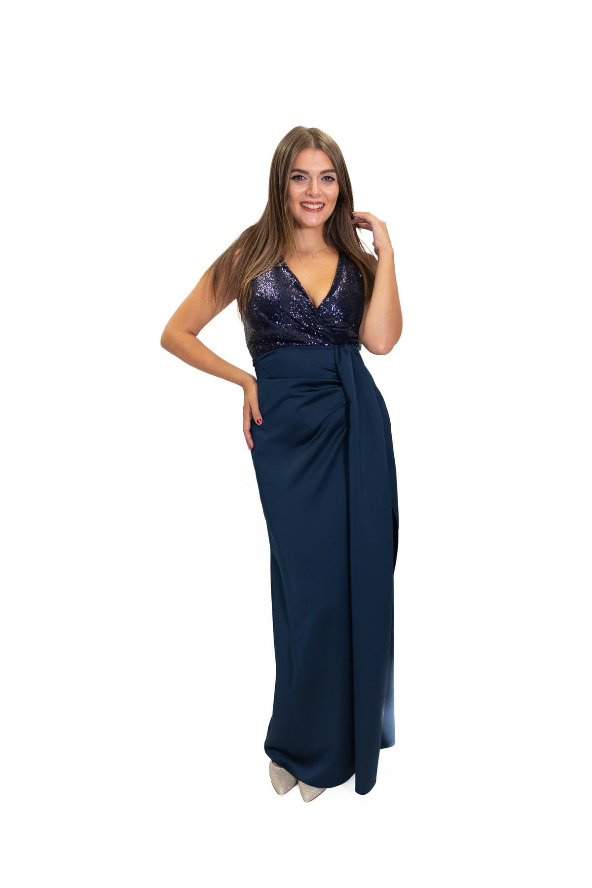 Rinascimento - Abito Lungo corpetto in paillettes - Donna - World Fashion
