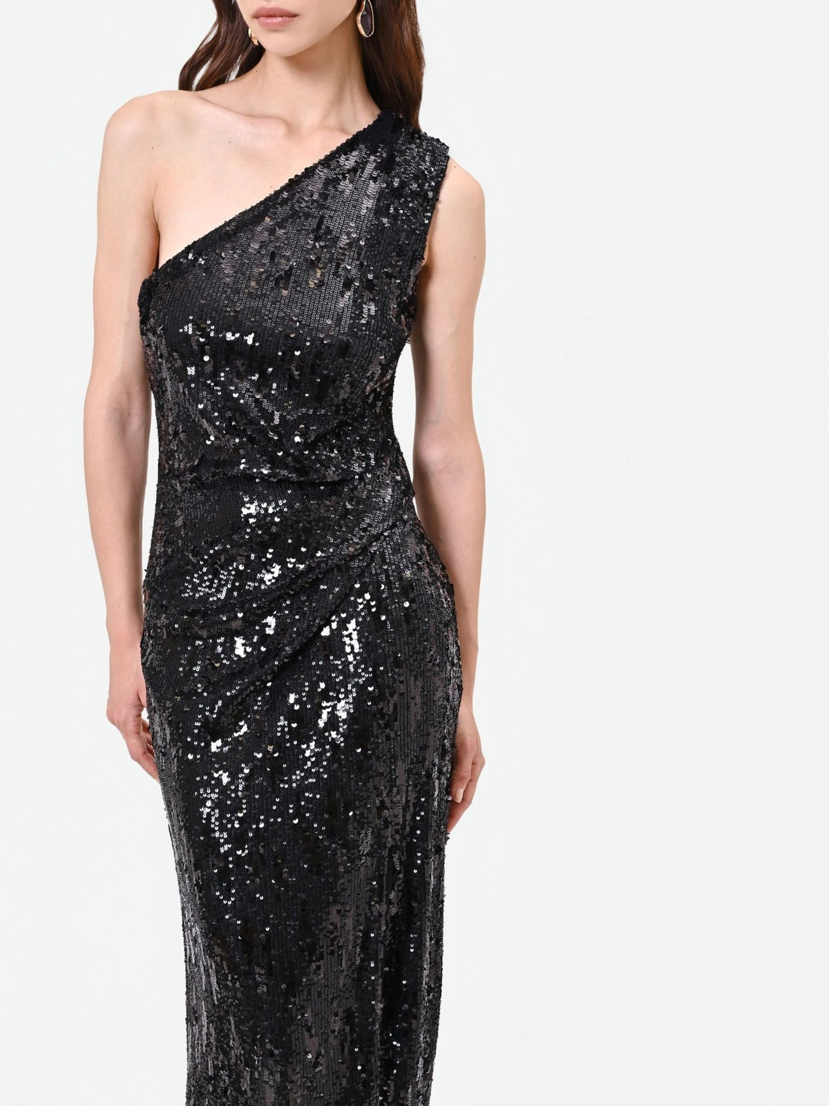 Rinascimento - Abito Monospalla con Paillettes - Donna - World Fashion