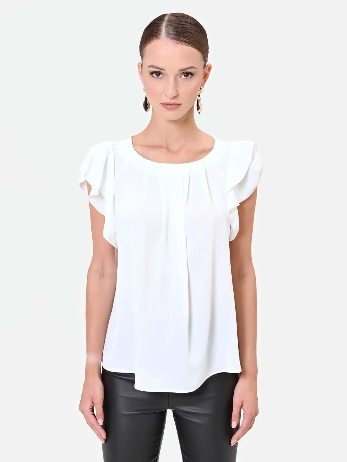 Rinascimento - Blusa con volant - Donna - World Fashion