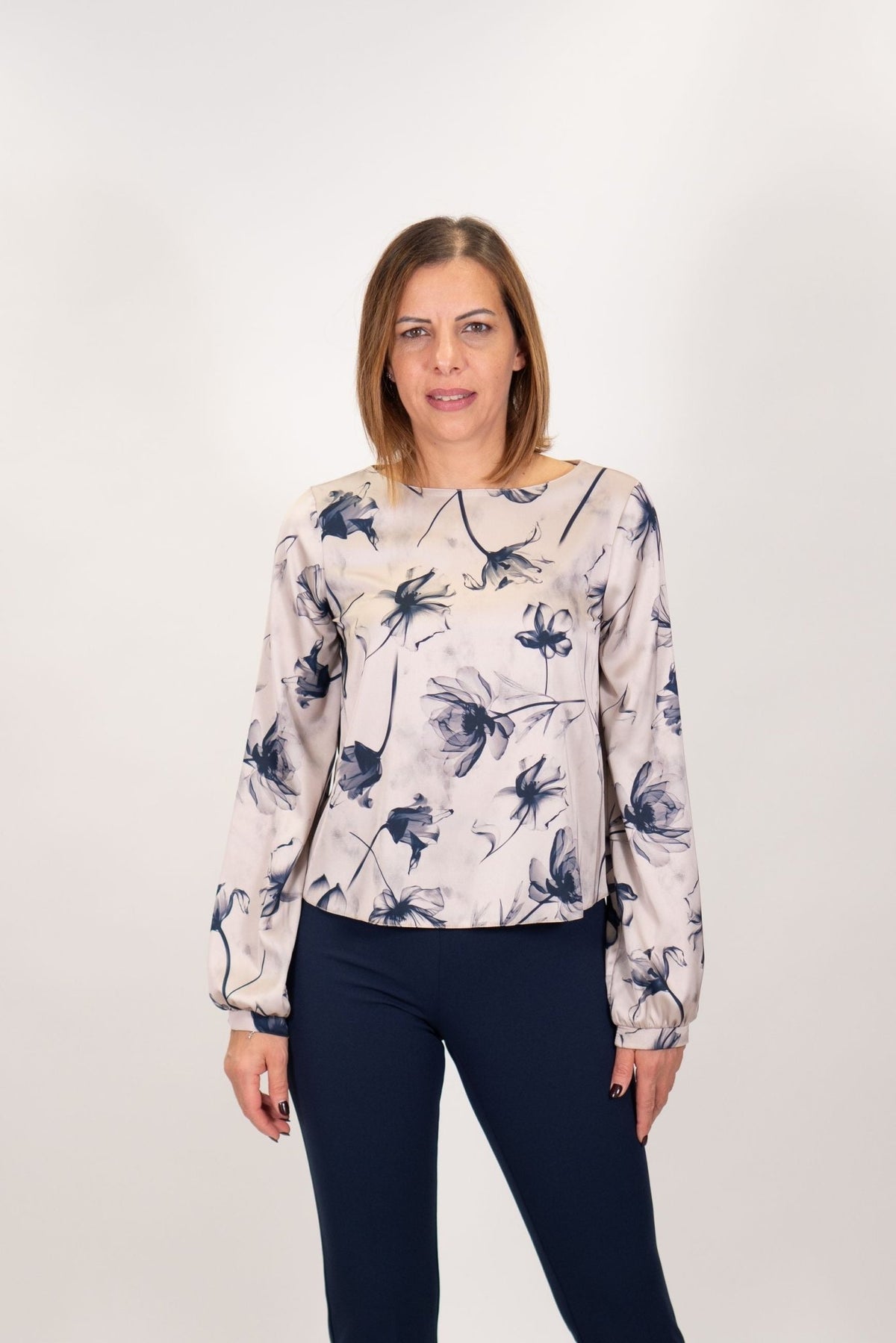Rinascimento - Blusa fantasia floreale - Donna - World Fashion