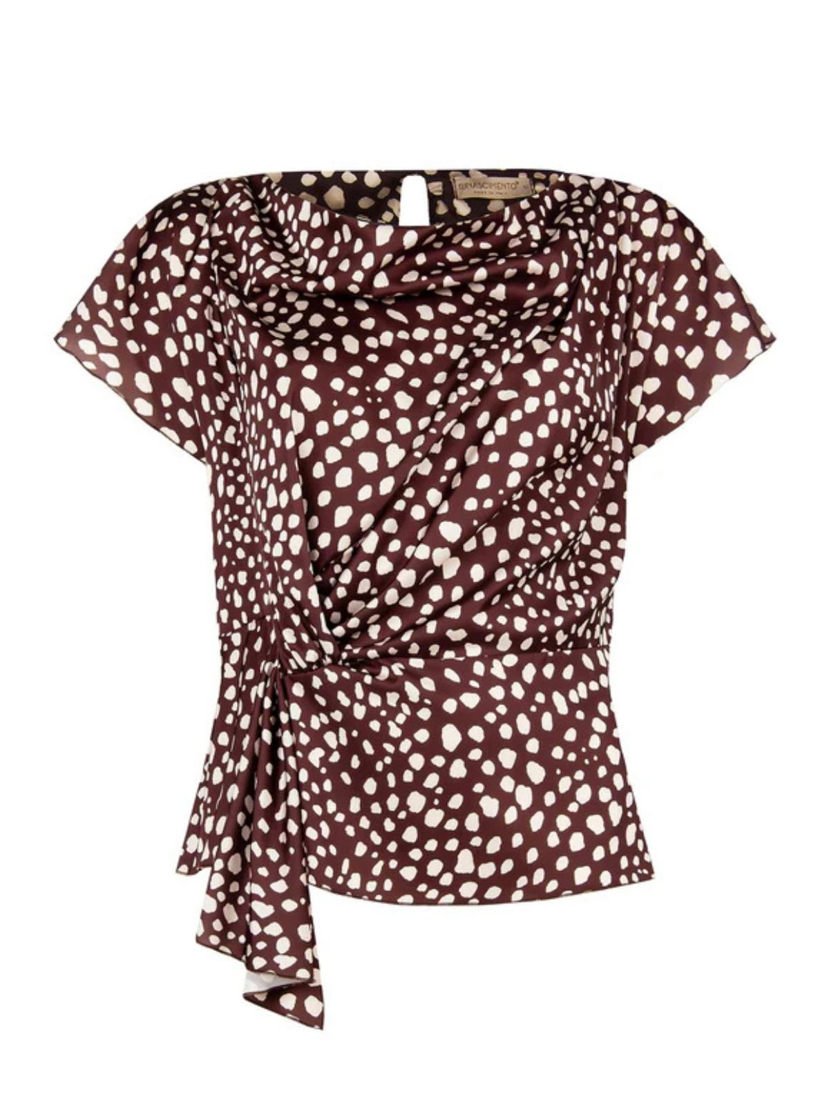 Rinascimento - Blusa in raso a fantasia - Donna - World Fashion