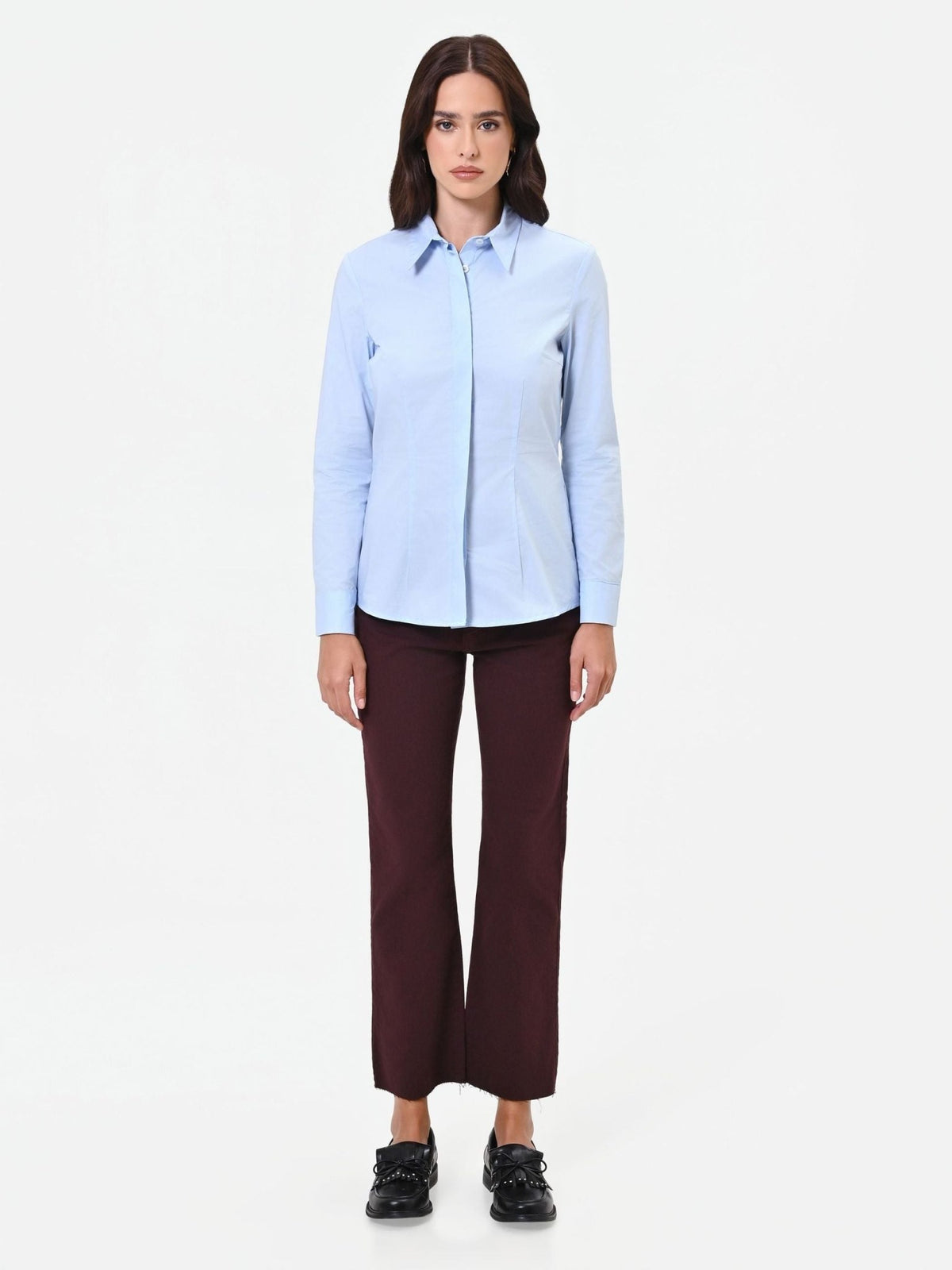 Rinascimento - Camicia sciancrata in cotone - Donna - World Fashion