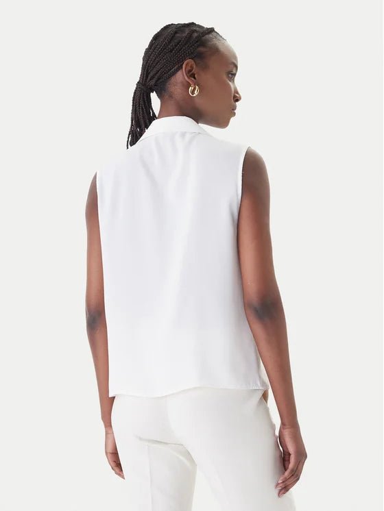 Rinascimento - Canotta smanicata georgette - Donna - World Fashion