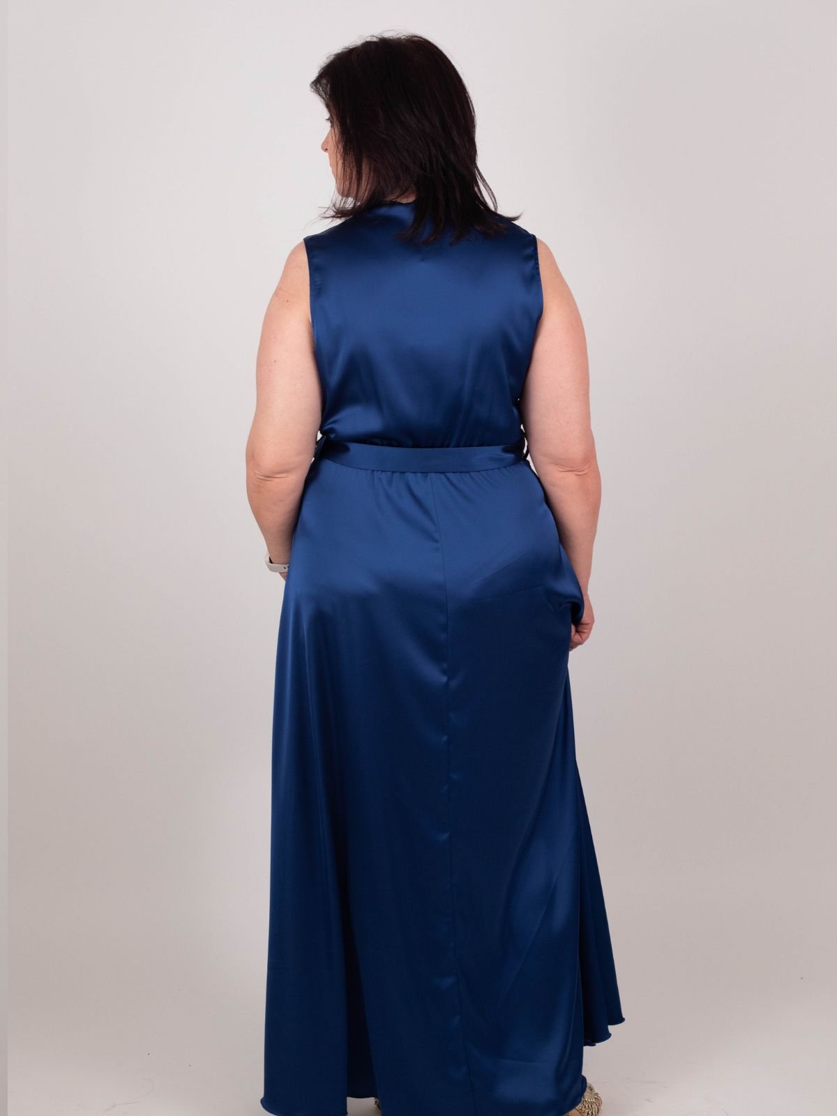 Rinascimento Curvy - Abito lungo con scollo asimmetrico - Donna - World Fashion
