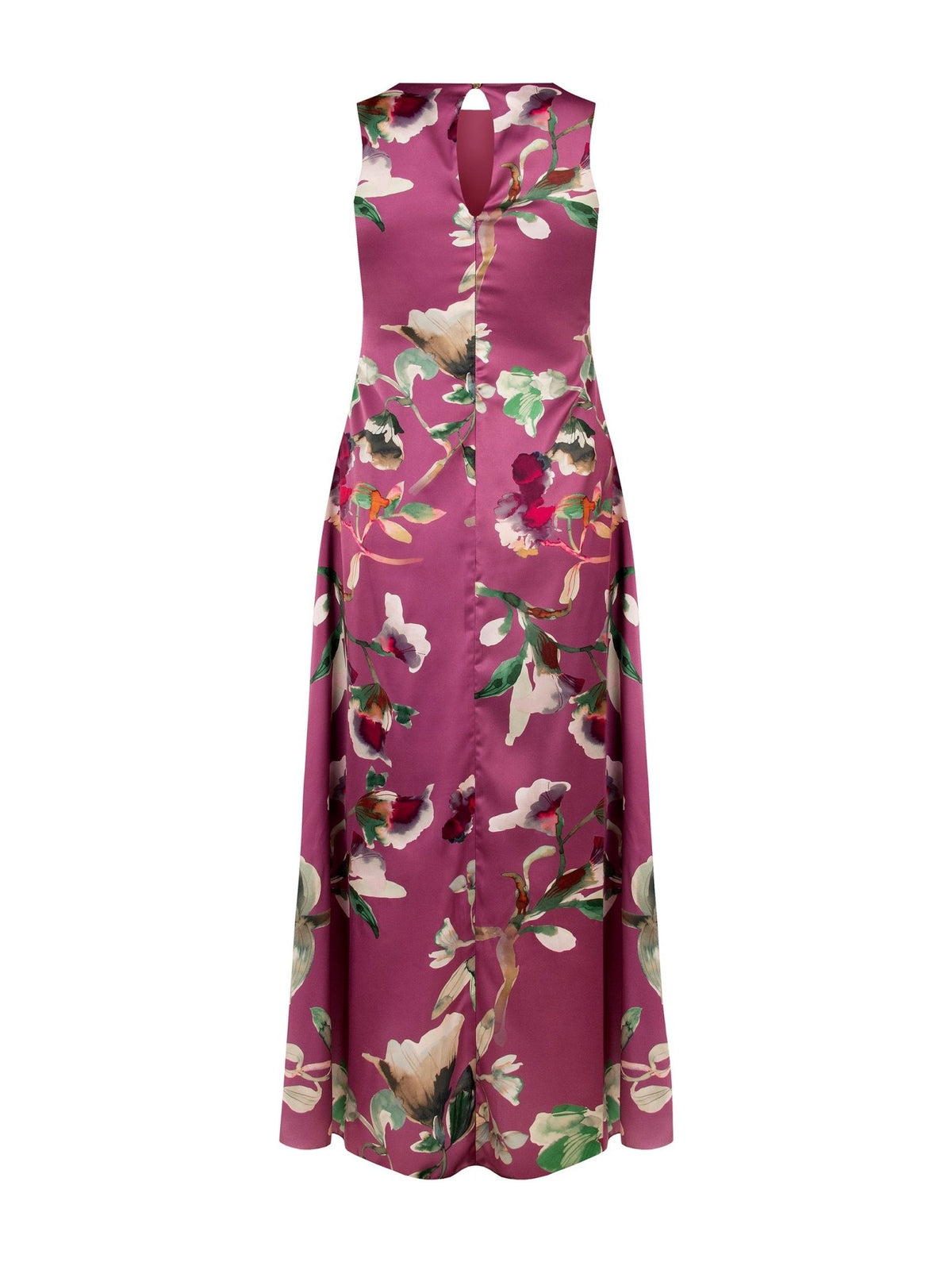 Rinascimento Curvy - Abito Lungo Fantasia Floreale - Donna - World Fashion